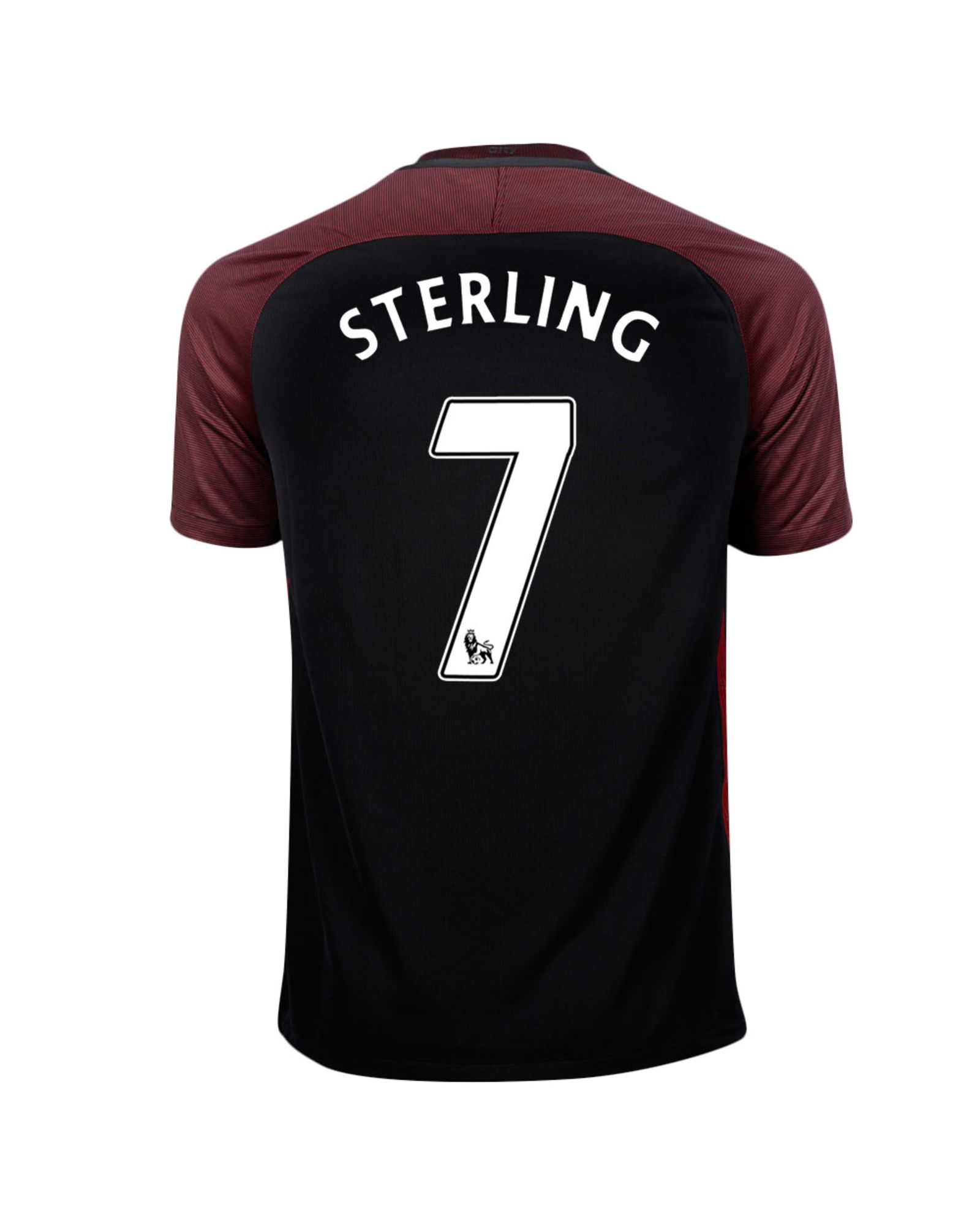 Camiseta 2ª Manchester City 2016/2017 Sterling Negro - Fútbol Factory