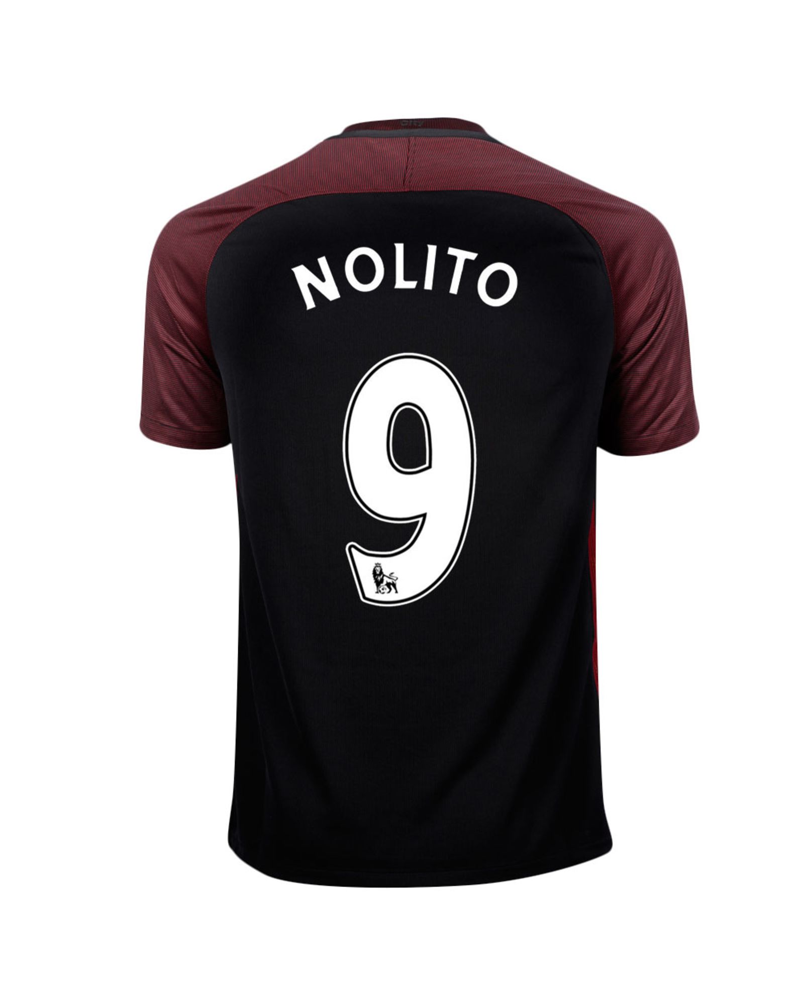 Camiseta 2ª Manchester City 2016/2017 Nolito Negro - Fútbol Factory