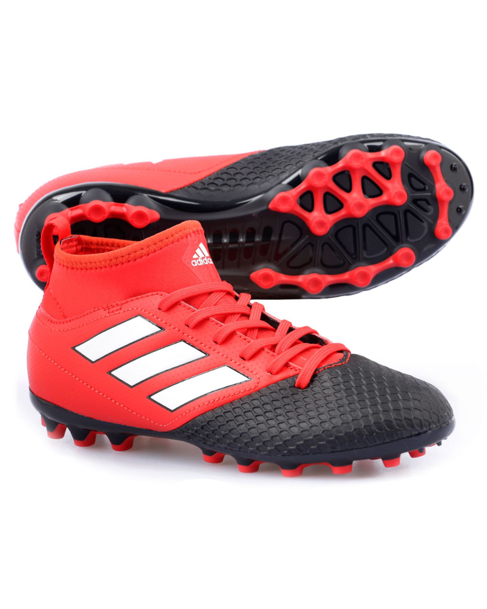 mucho empujoncito víctima Botas de Fútbol ACE 17.3 Junior AG Rojo Negro