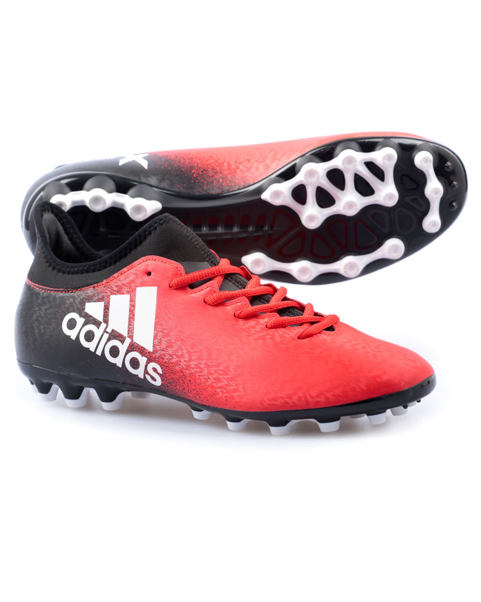 Botas de Fútbol X 16.3 AG Rojo Negro - Fútbol Factory