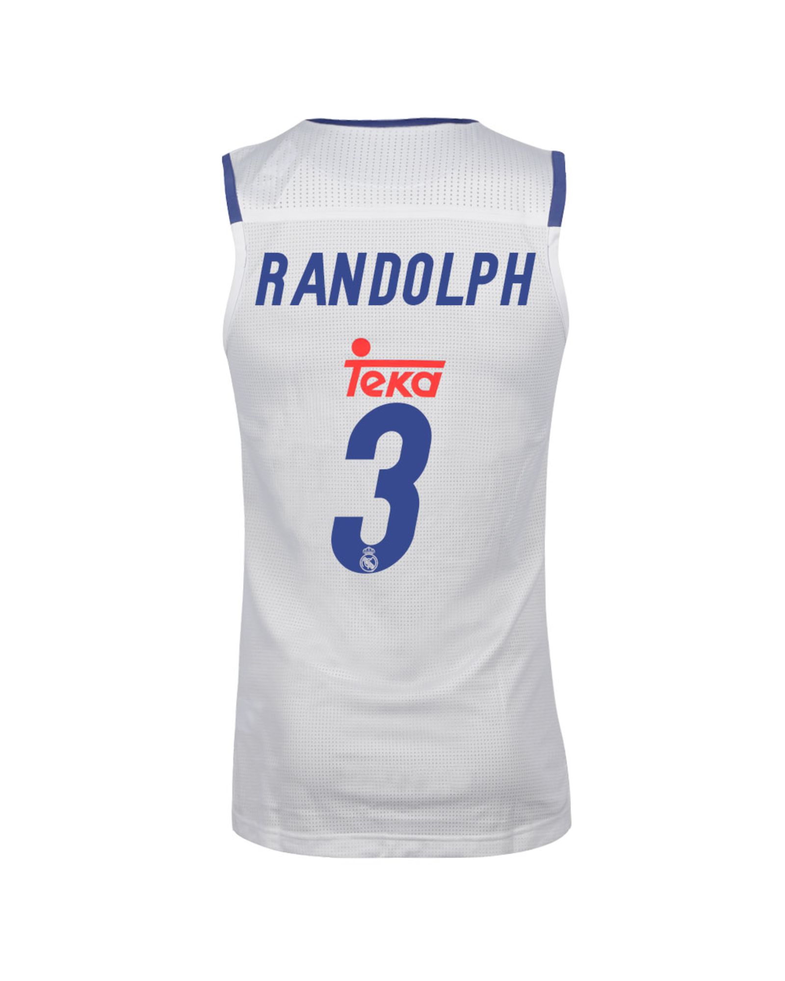 Camiseta 1ª Real Madrid 2016/2017 Randolph Baloncesto Blanco - Fútbol Factory