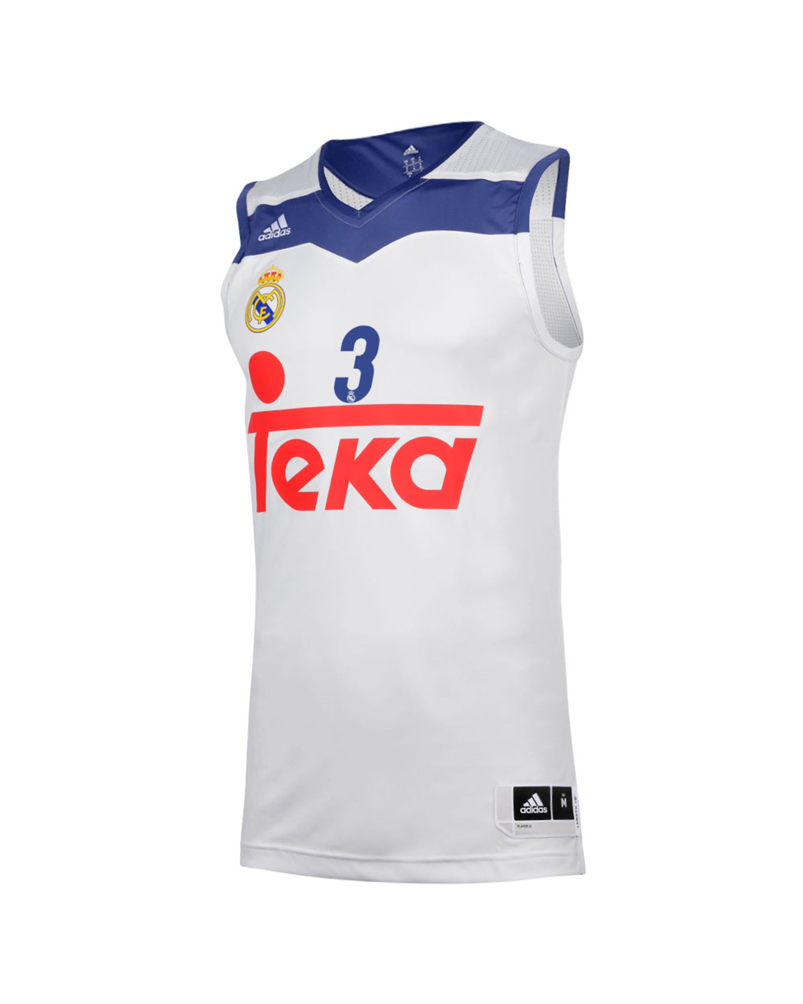 Camiseta 1ª Real Madrid 2016/2017 Randolph Baloncesto Blanco - Fútbol Factory