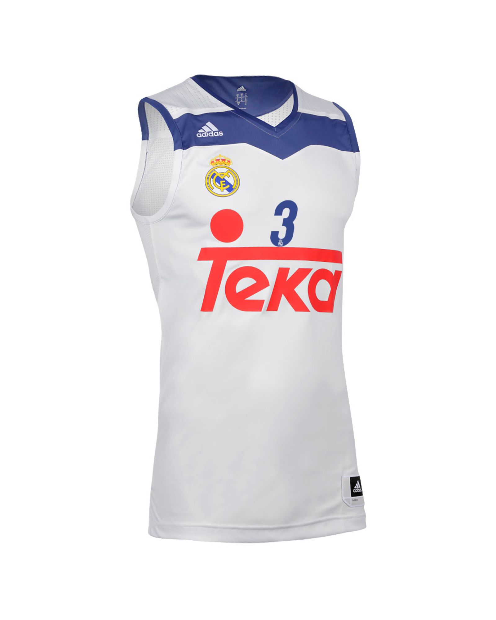 Camiseta 1ª Real Madrid 2016/2017 Randolph Baloncesto Blanco - Fútbol Factory