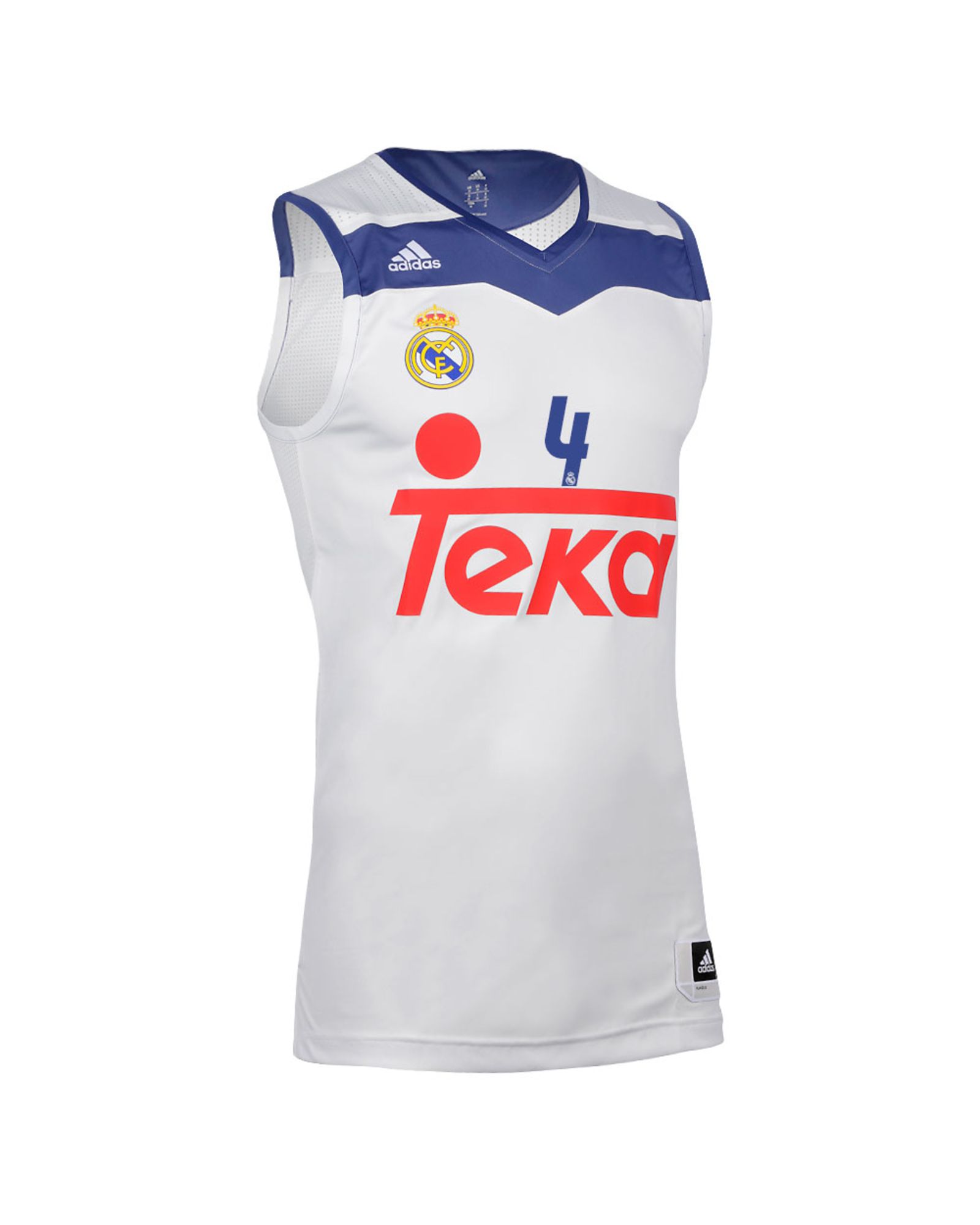 Camiseta 1ª Real Madrid 2016/2017 Draper Baloncesto Blanco - Fútbol Factory