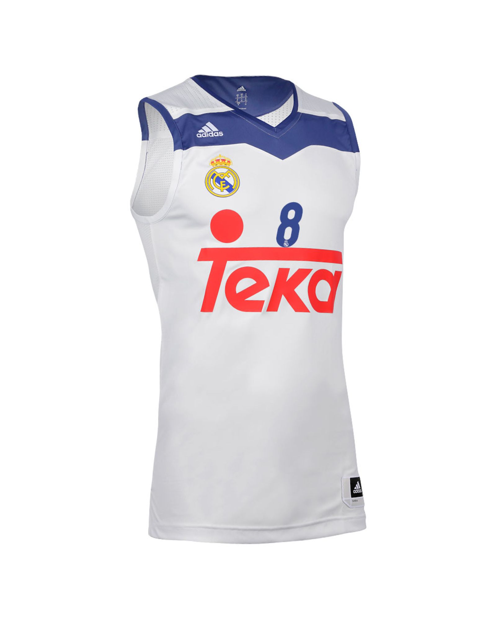 Camiseta 1ª Real Madrid 2016/2017 Maciulis Baloncesto Blanco - Fútbol Factory