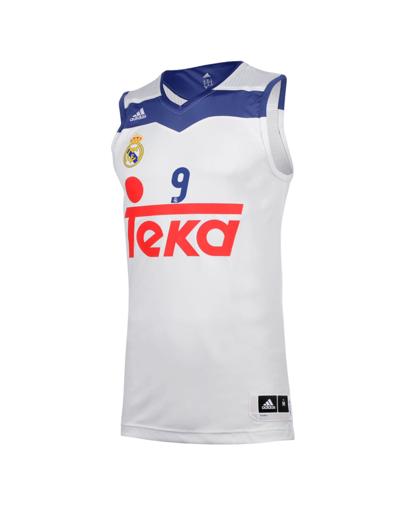 Camiseta 1ª Real Madrid 2016/2017 Reyes Baloncesto Blanco - Fútbol Factory