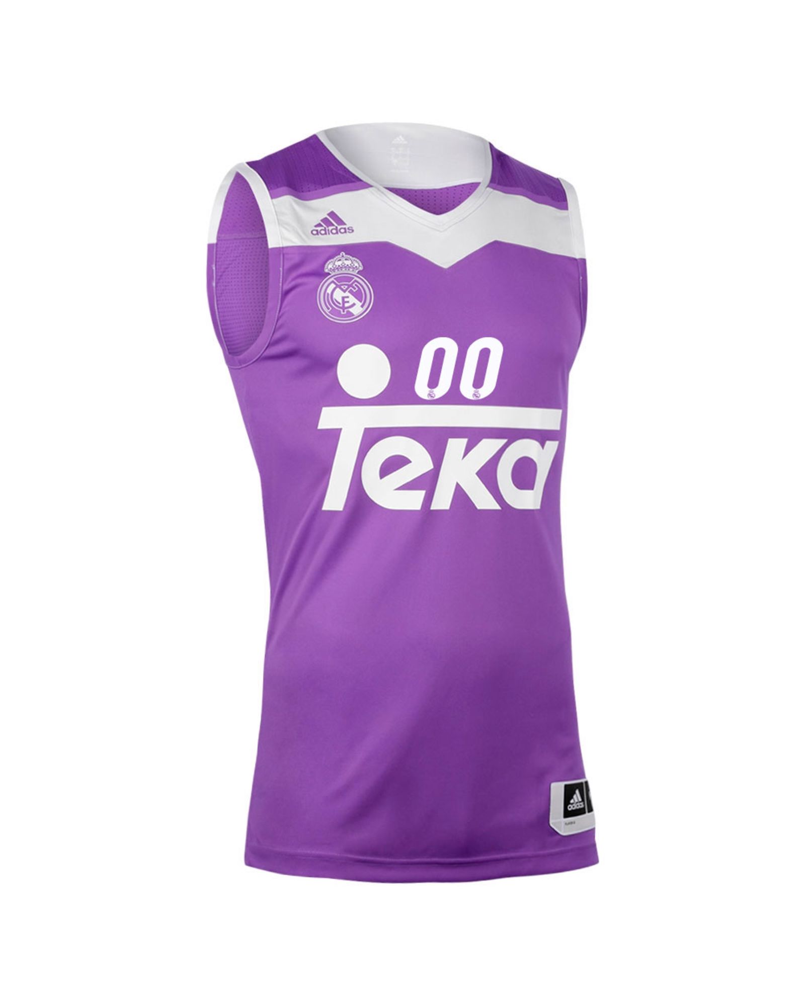 Camiseta 2ª Real Madrid 2016/2017 Personalizada Baloncesto Morado - Fútbol Factory