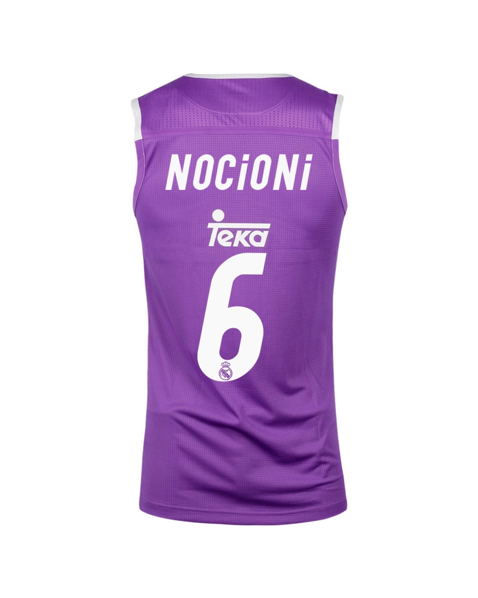 Camiseta 2ª Real Madrid 2016/2017 Nocioni Baloncesto Morado - Fútbol Factory