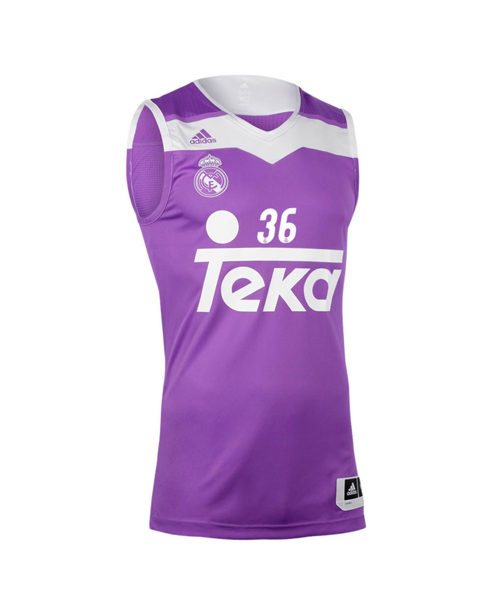 Camiseta 2ª Real Madrid 2016/2017 Álex Suárez Baloncesto Morado - Fútbol Factory