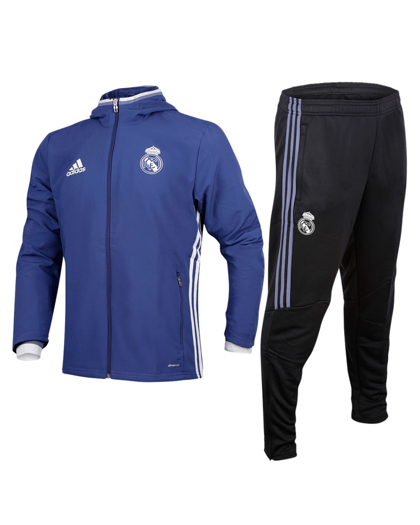 Chándal Pre-Match Real Madrid 2016/2017 Azul Marino Blanco - Fútbol Factory