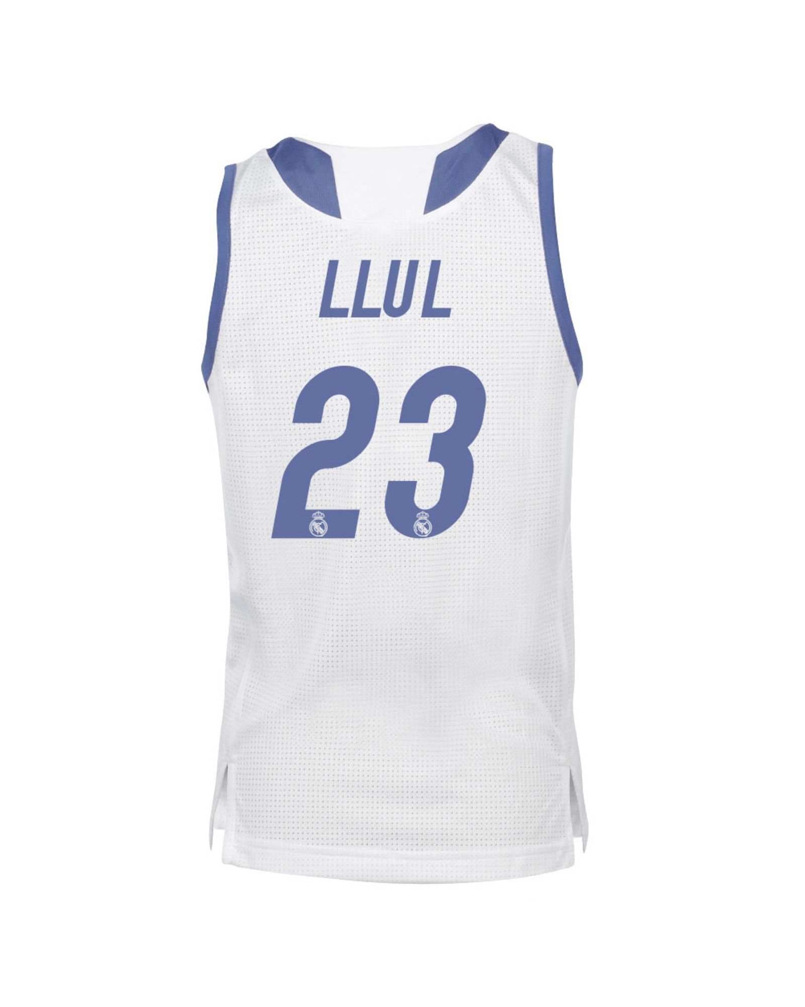 Camiseta 1ª Real Madrid 2016/2017 Llull Baloncesto Junior Blanco - Fútbol Factory