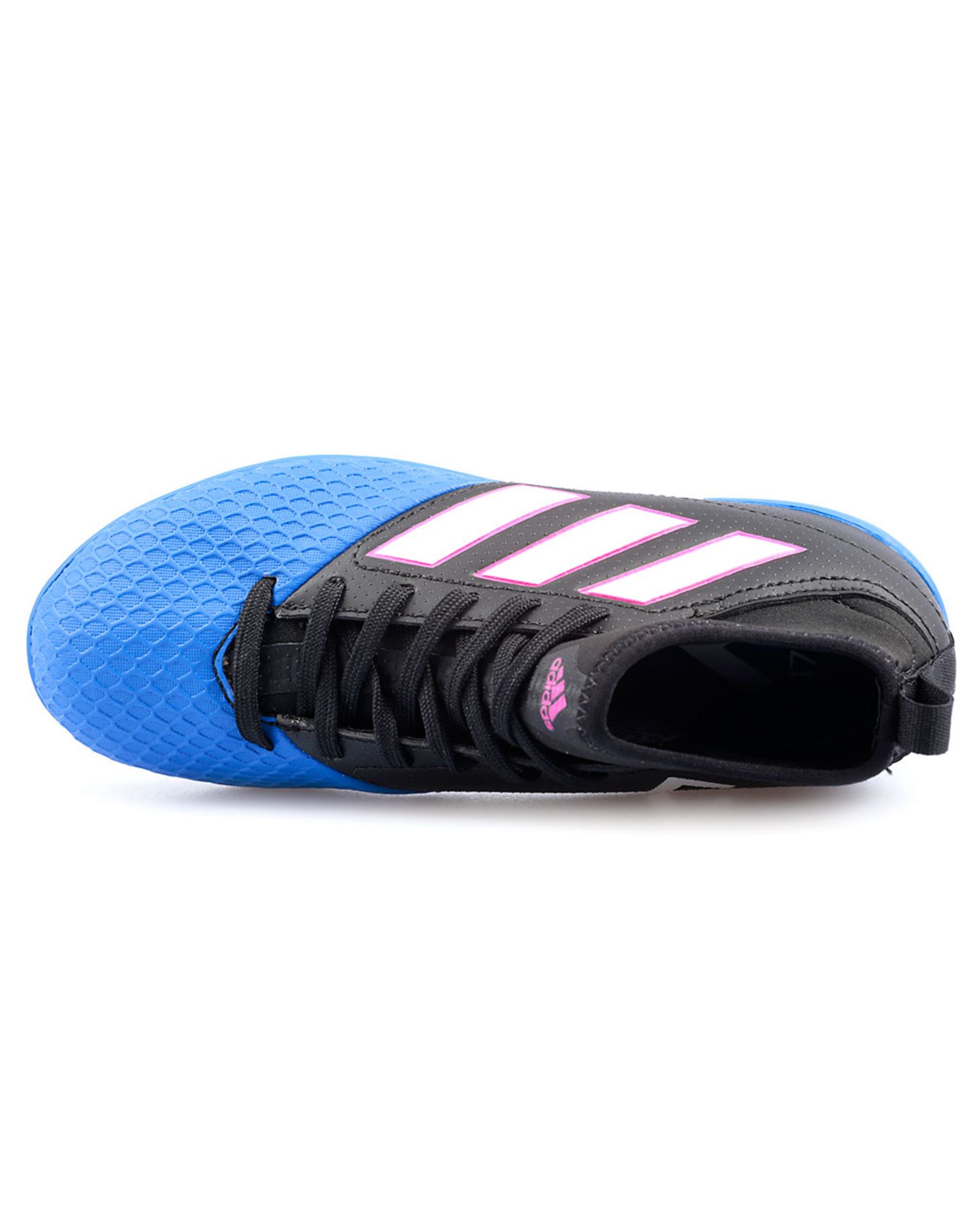 Zapatillas de Fútbol Sala ACE 17.3 Primemesh IN Junior Negro Azul - Fútbol Factory