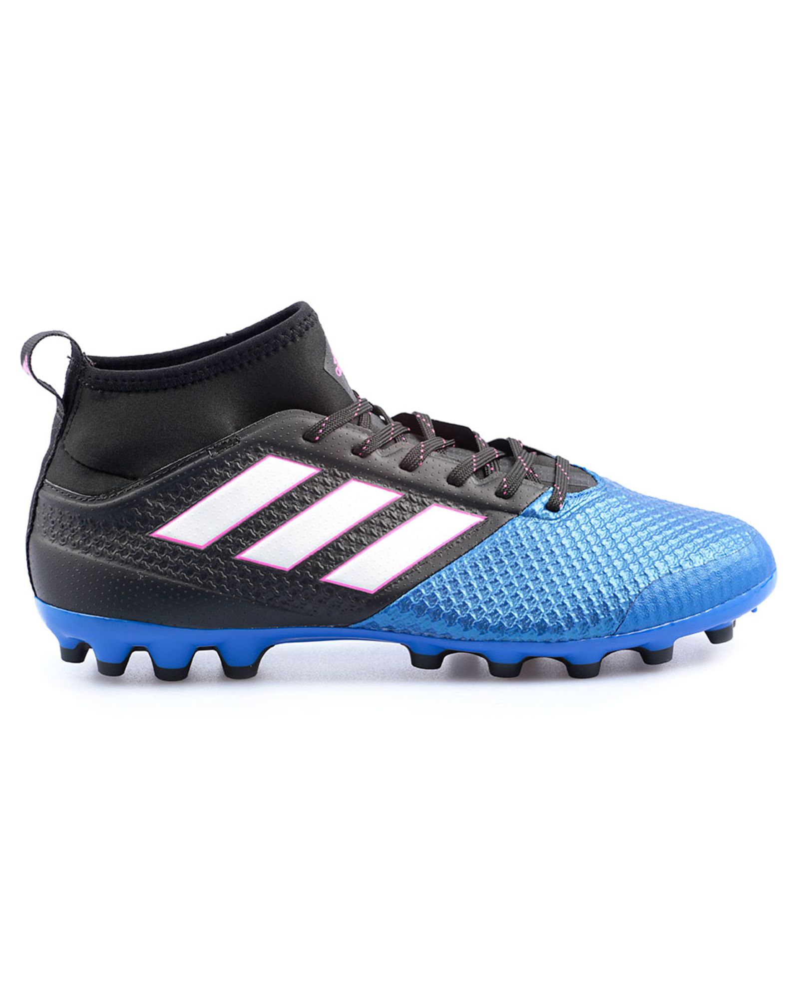 Botas de Fútbol ACE 17.3 Primemesh AG Negro Azul - Fútbol Factory