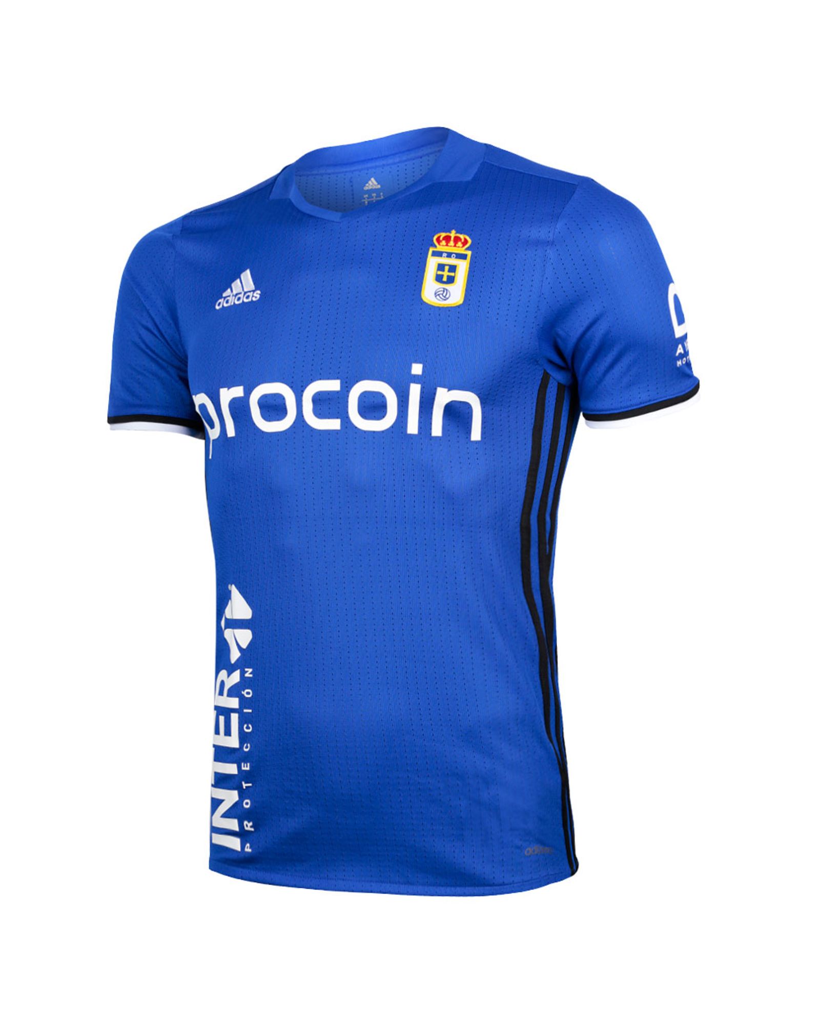 Camiseta 1ª Real Oviedo 2016/2017 Azul - Fútbol Factory