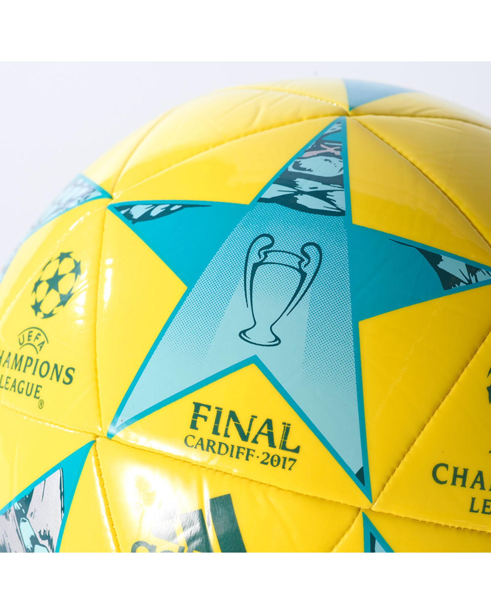 Balón de Fútbol 11 Oficial Finale 17 Cardiff Capitano 2016/2017 UCL Amarillo - Fútbol Factory