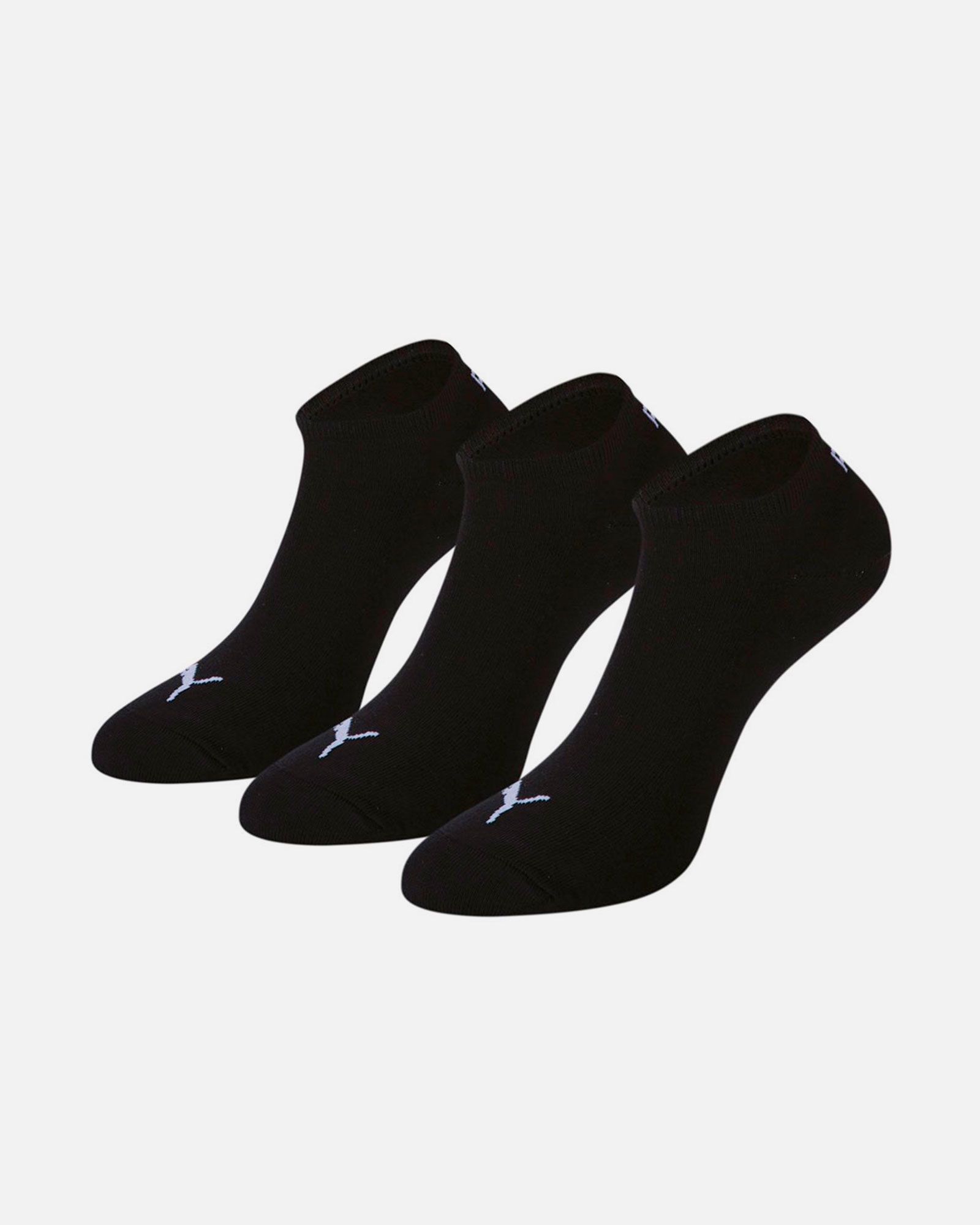 Calcetines de Paseo Sneaker Plain 3P Negro