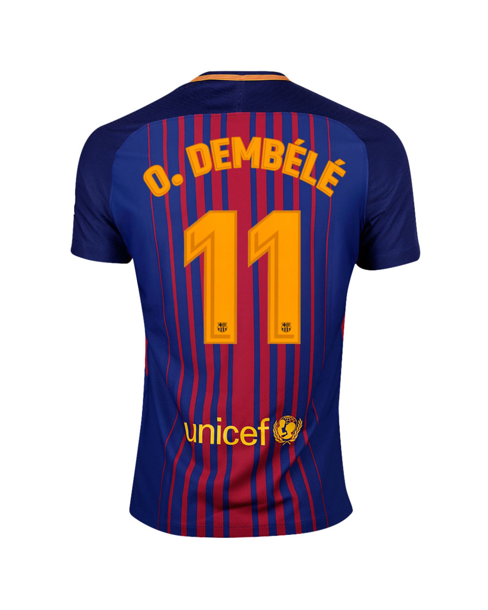 Camiseta 1ª FC Barcelona 2017/2018 Dembélé Vapor Match - Fútbol Factory