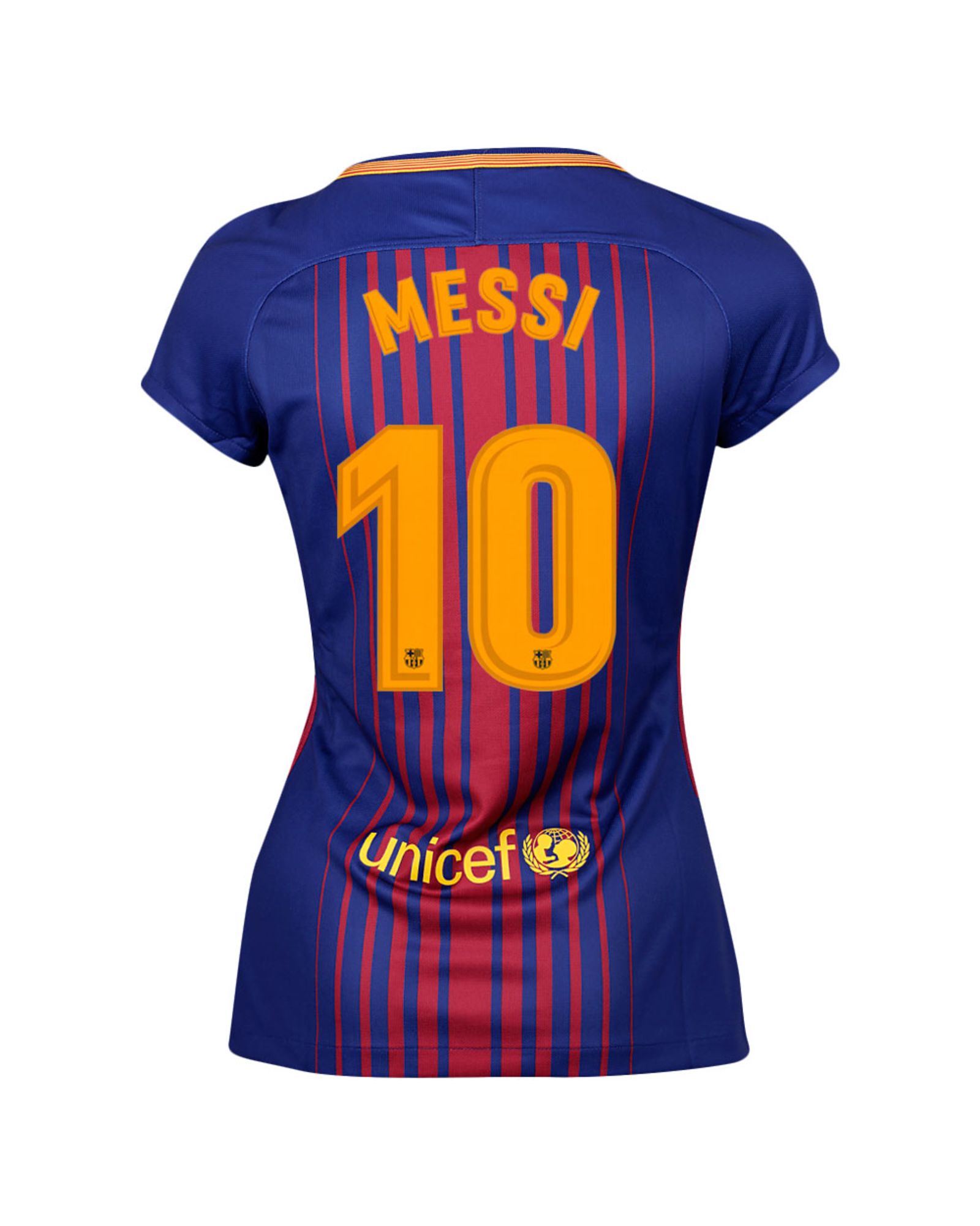 Camiseta 1ª FC Barcelona 2017/2018 Messi Stadium Mujer - Fútbol Factory
