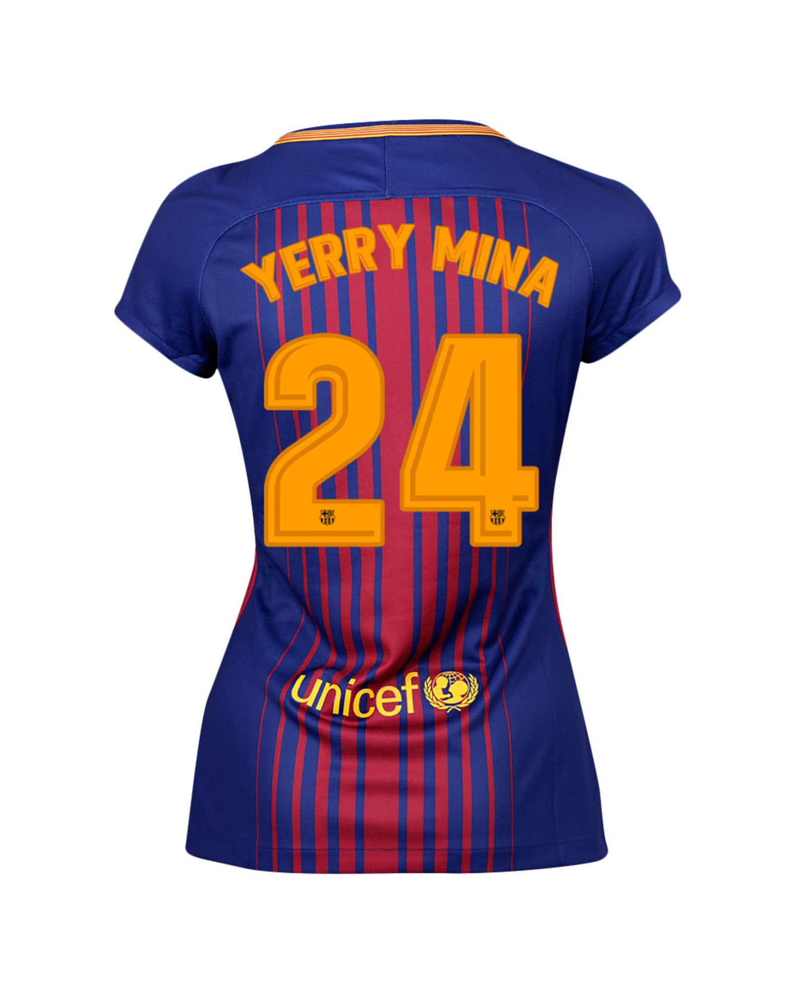 Camiseta 1ª FC Barcelona 2017/2018 Mina Stadium Mujer - Fútbol Factory