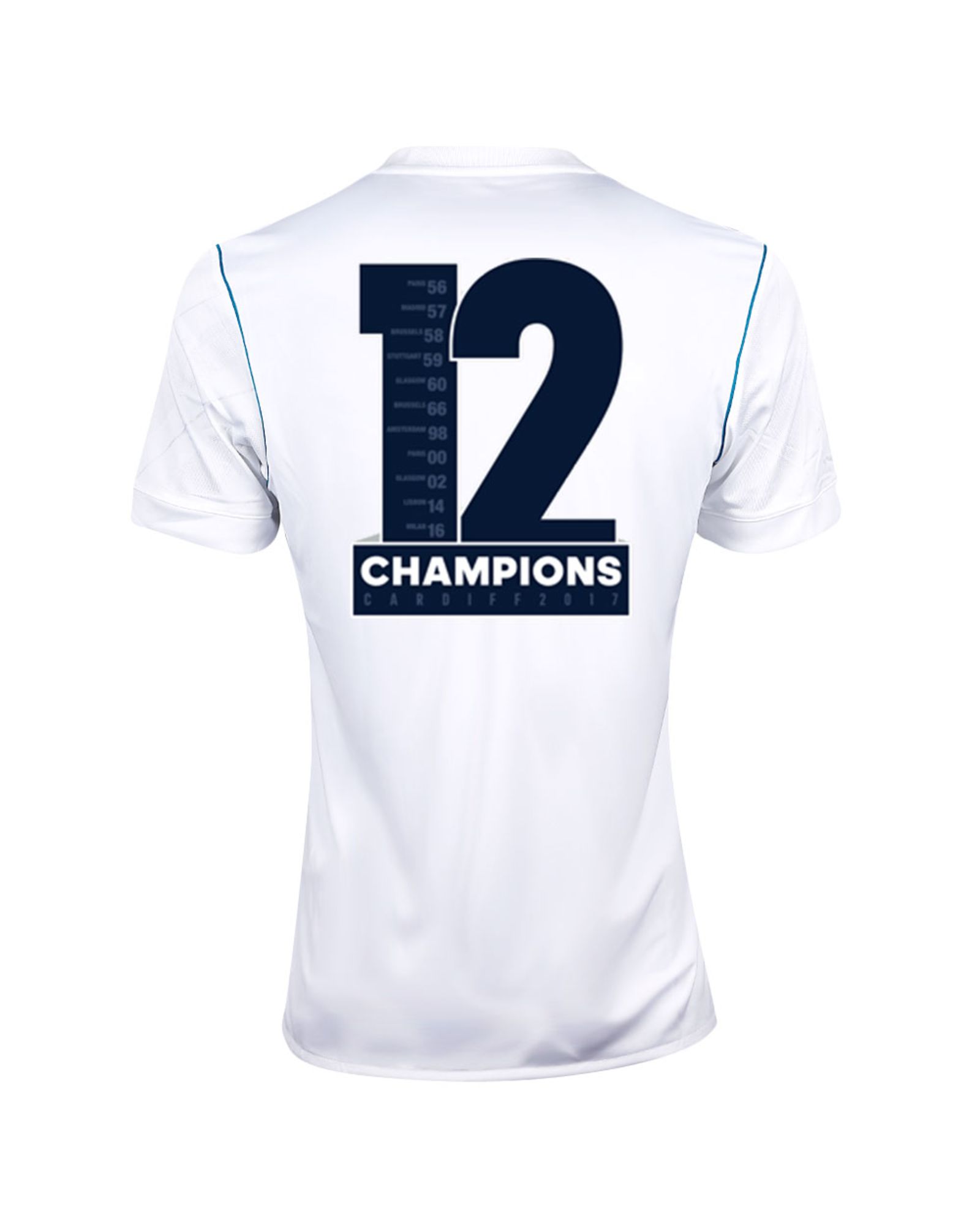 Camiseta 1ª Real Madrid 2017/2018 12 Champions - Fútbol Factory