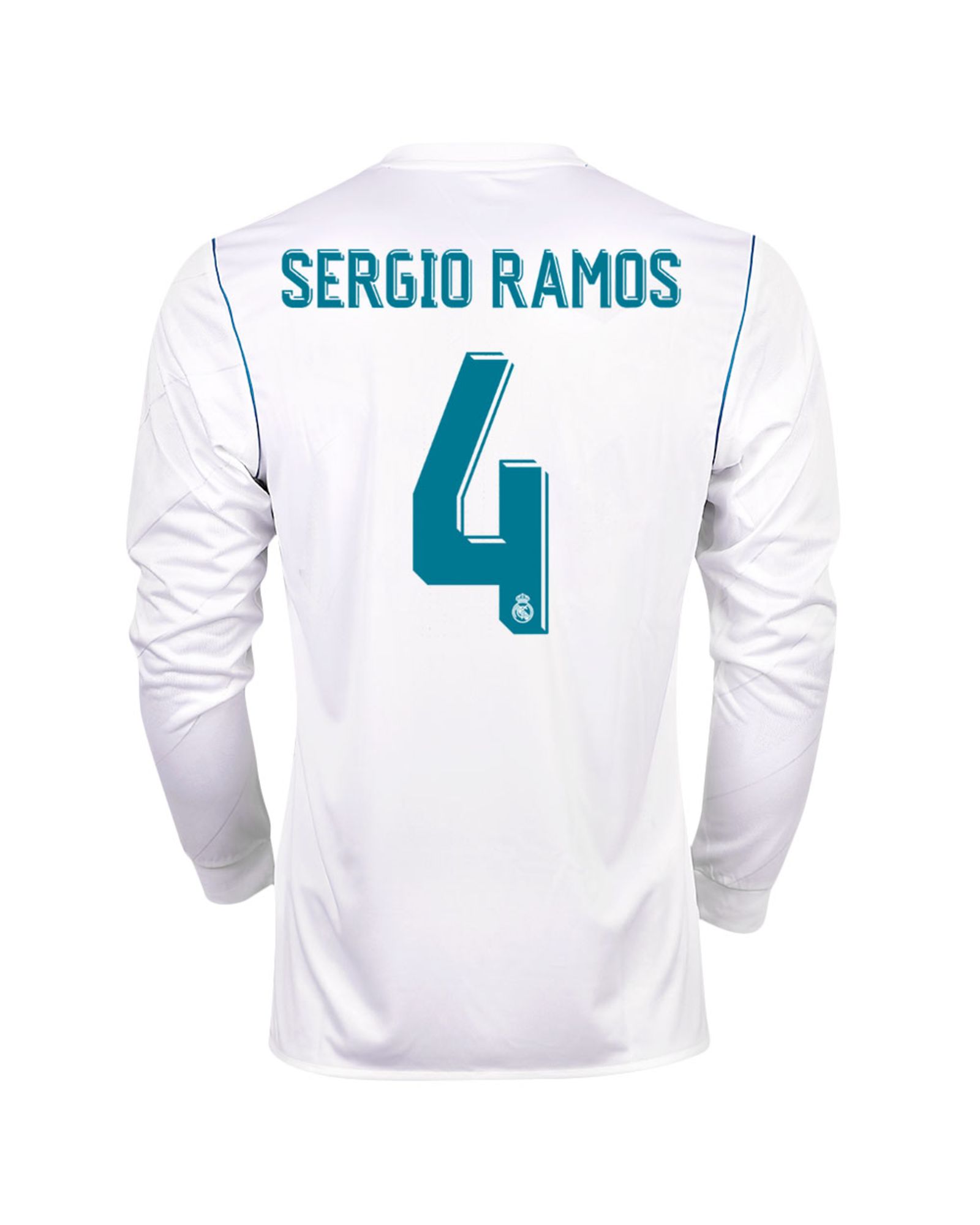 Camiseta 1ª Real Madrid 2017/2018 Sergio Ramos Manga Larga - Fútbol Factory