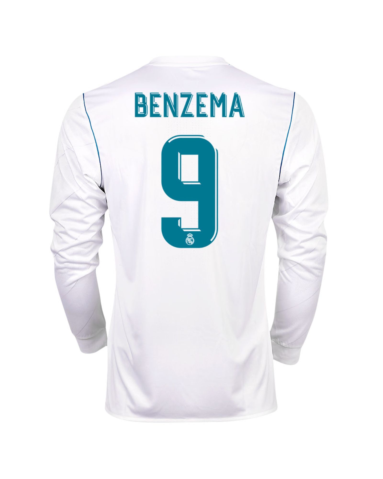 Camiseta 1ª Real Madrid 2017/2018 Benzema Manga Larga - Fútbol Factory