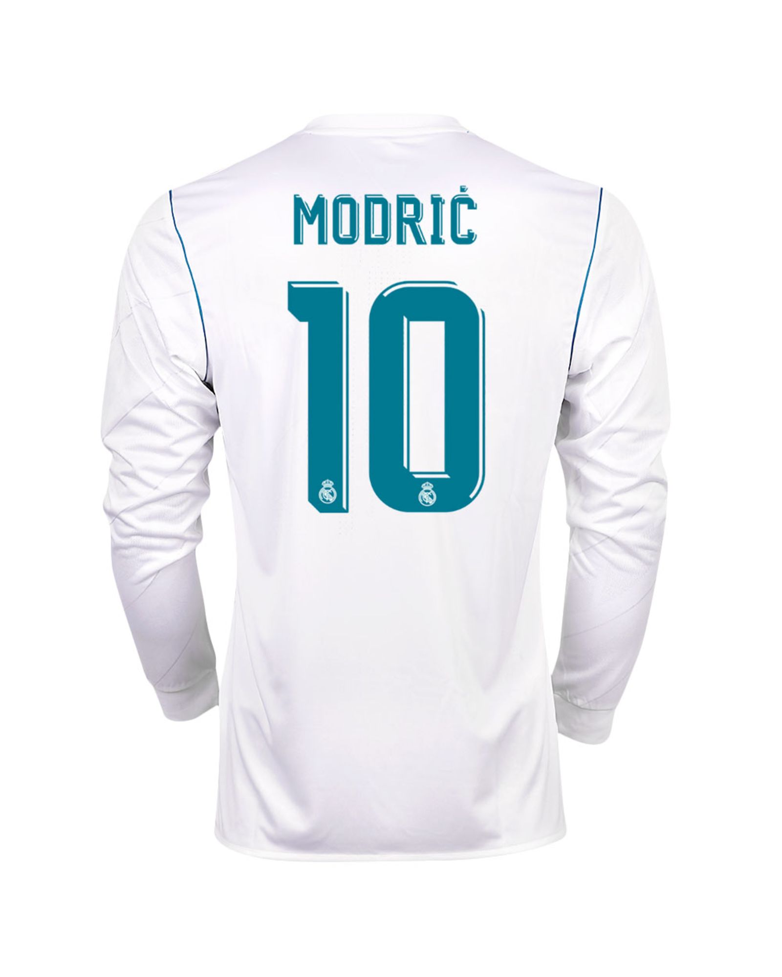 Camiseta 1ª Real Madrid 2017/2018 Modric Manga Larga - Fútbol Factory