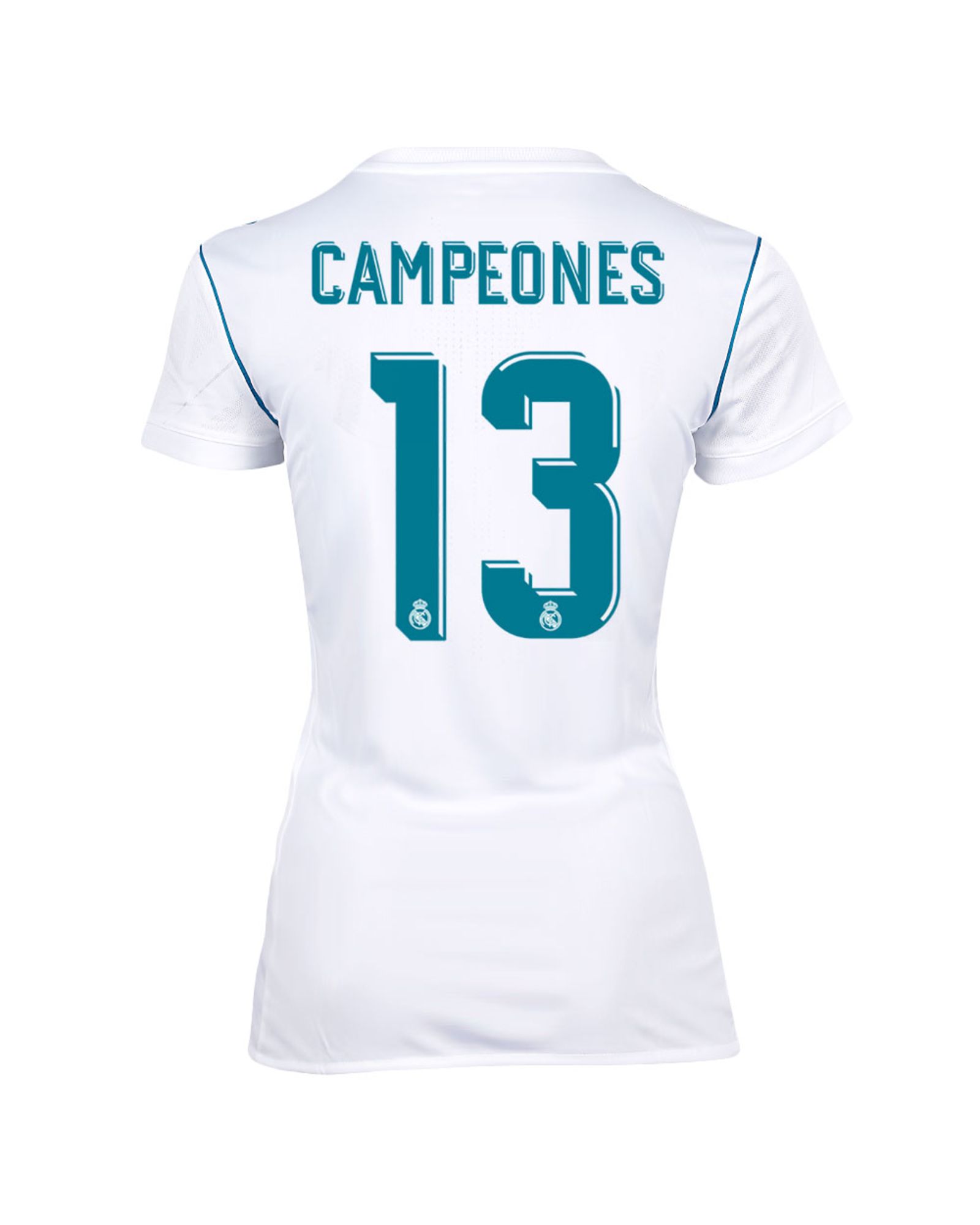 Camiseta 1ª Real Madrid 2017/2018 Campeones Mujer - Fútbol Factory