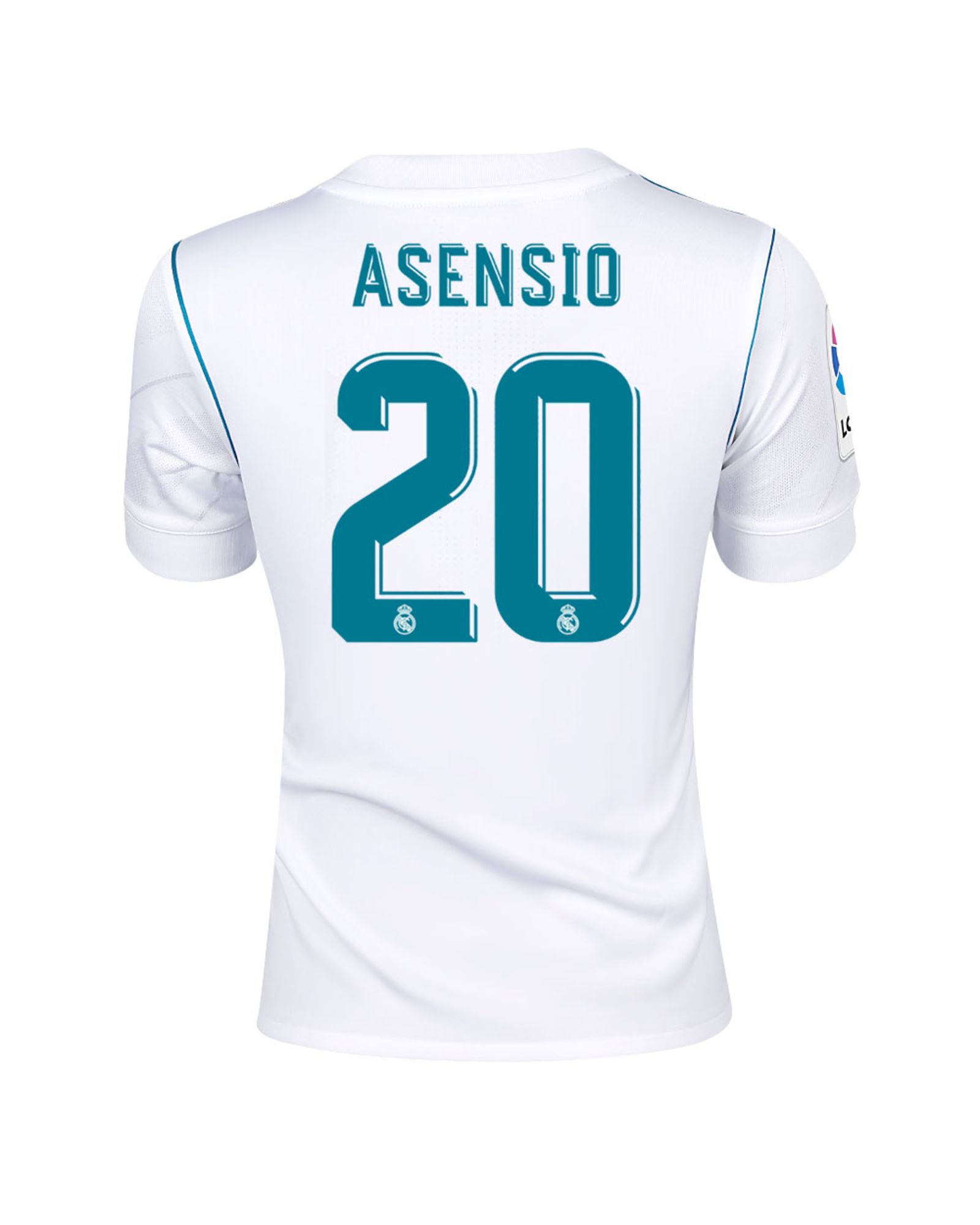 Camiseta 1ª Real Madrid 2017/2018 LaLiga Asensio Junior - Fútbol Factory