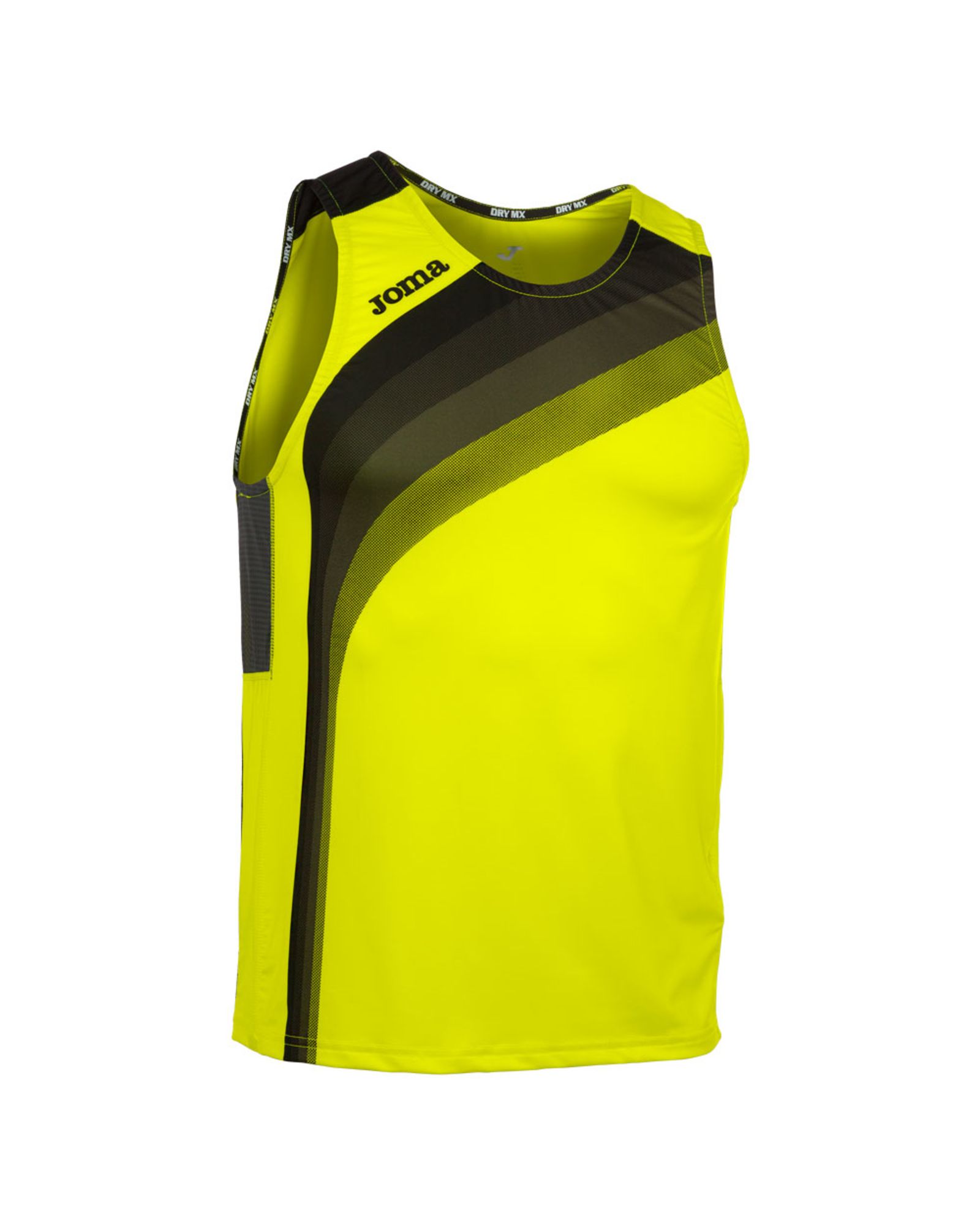 Camiseta de Running Elite V Sin Mangas Amarillo Fluor - Fútbol Factory