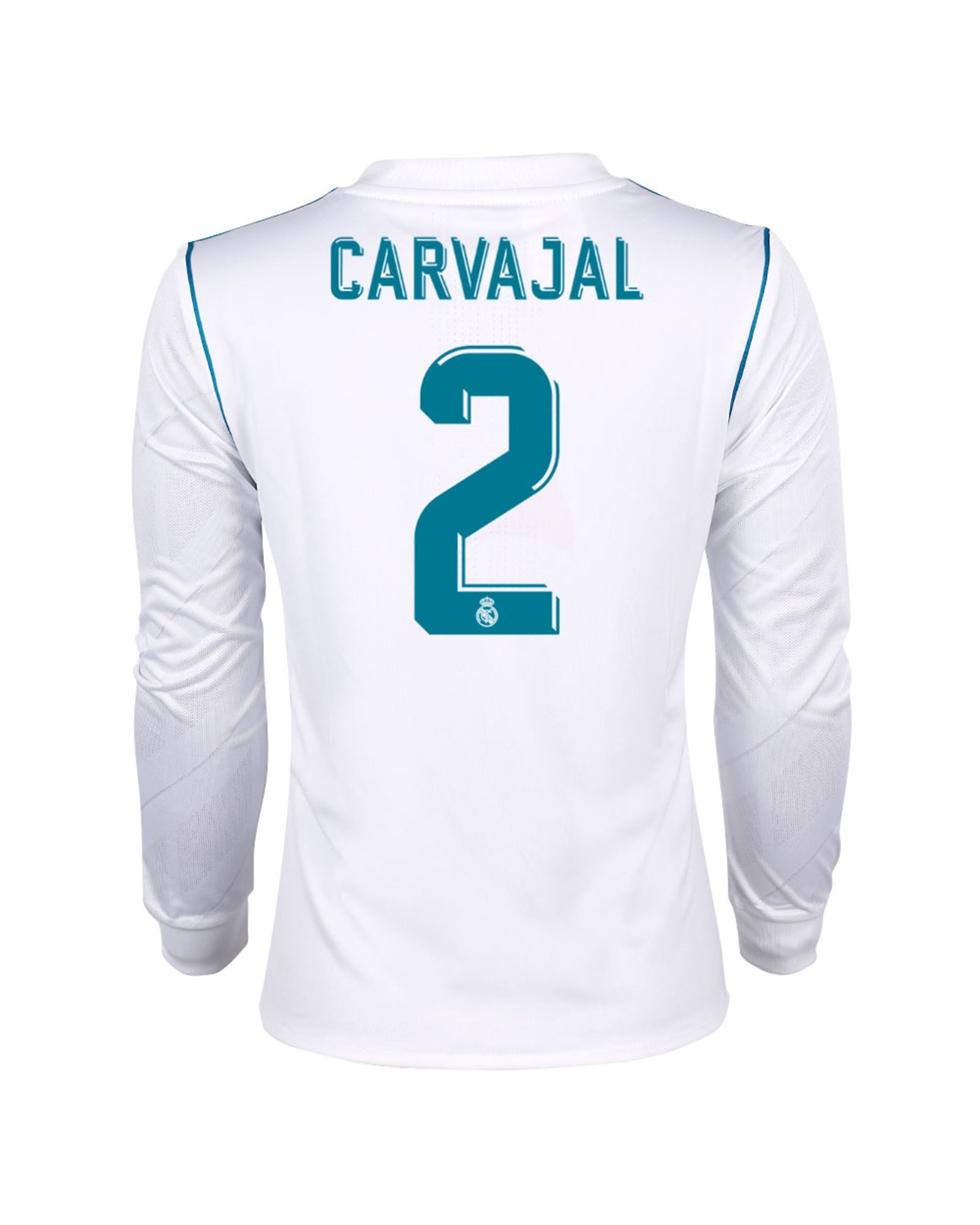 Camiseta 1ª Real Madrid 2017/2018 Carvajal Manga Larga Junior - Fútbol Factory