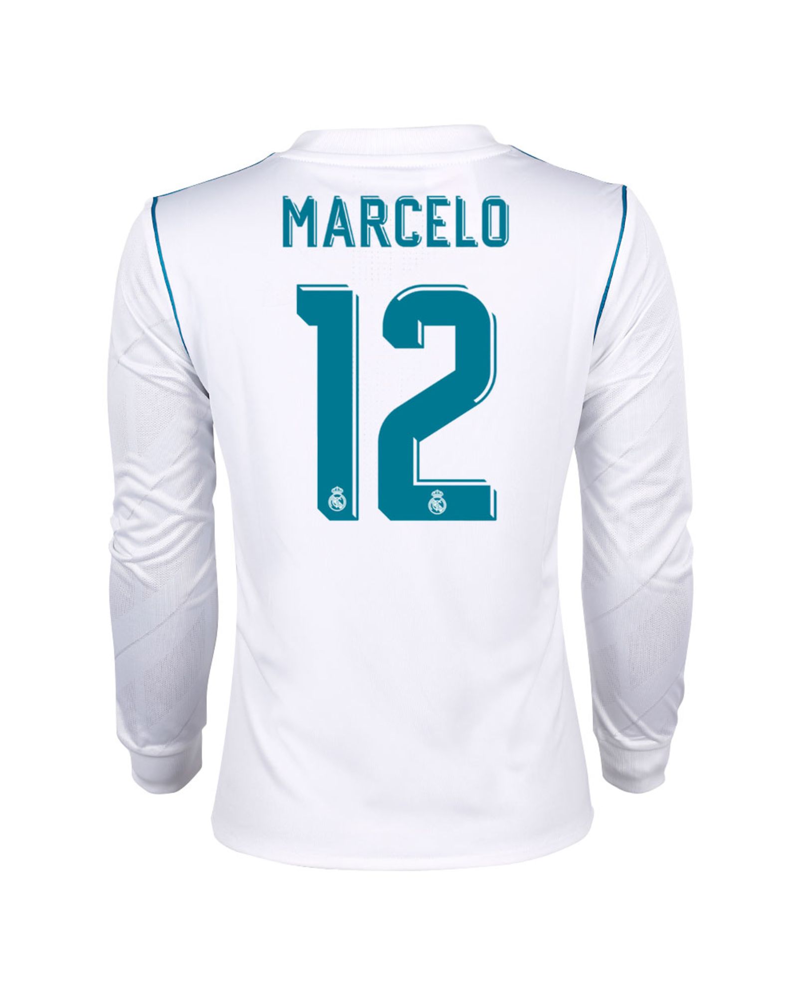 Camiseta 1ª Real Madrid 2017/2018 Marcelo Manga Larga Junior - Fútbol Factory