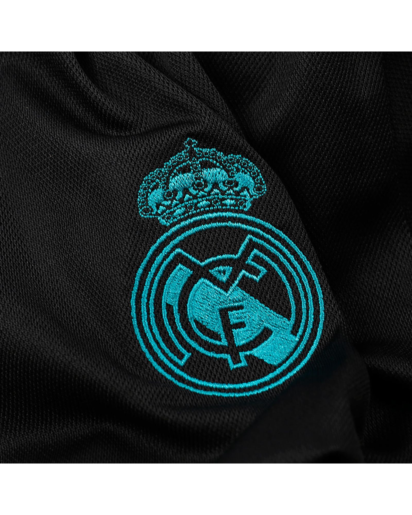 Camiseta 2ª Real Madrid 2017/2018 Manga Larga Negro - Fútbol Factory