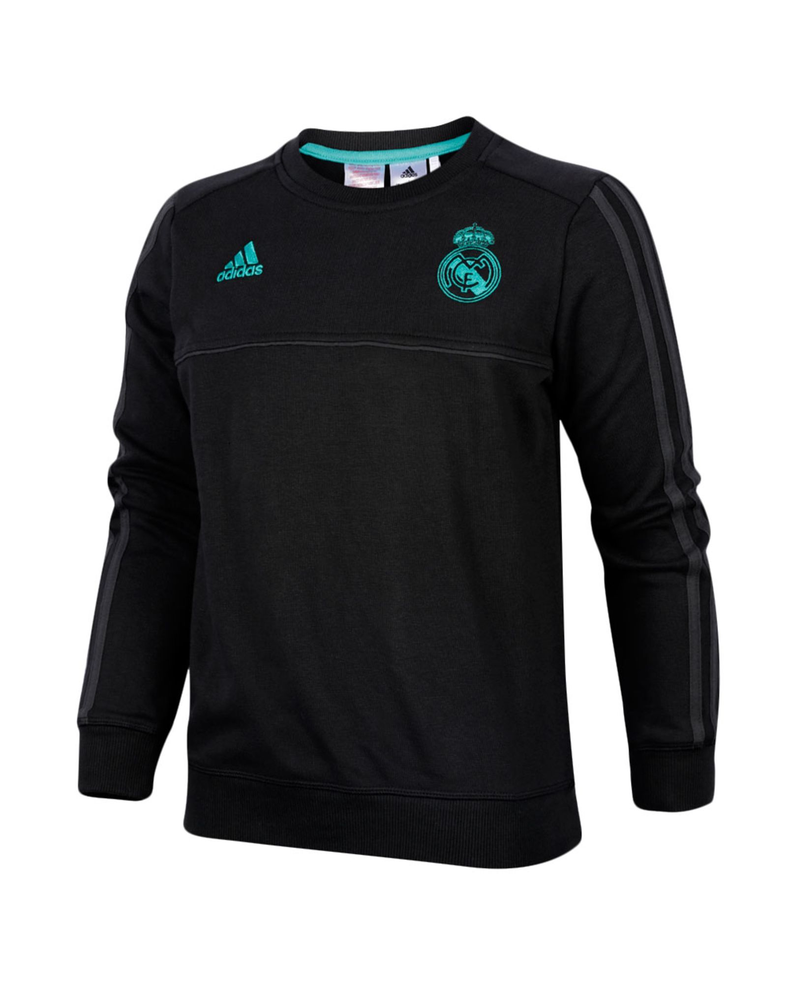 Sudadera de Paseo Real Madrid 2017/2018 Junior Negro - Fútbol Factory