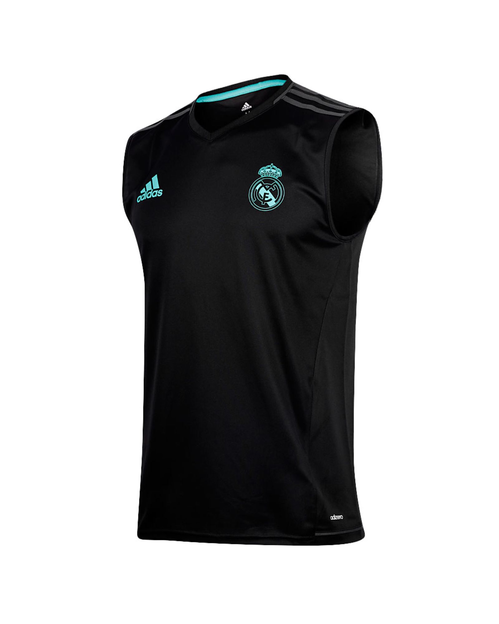 Camiseta de Training Real Madrid 2017/2018 Sin Mangas Negro - Fútbol Factory