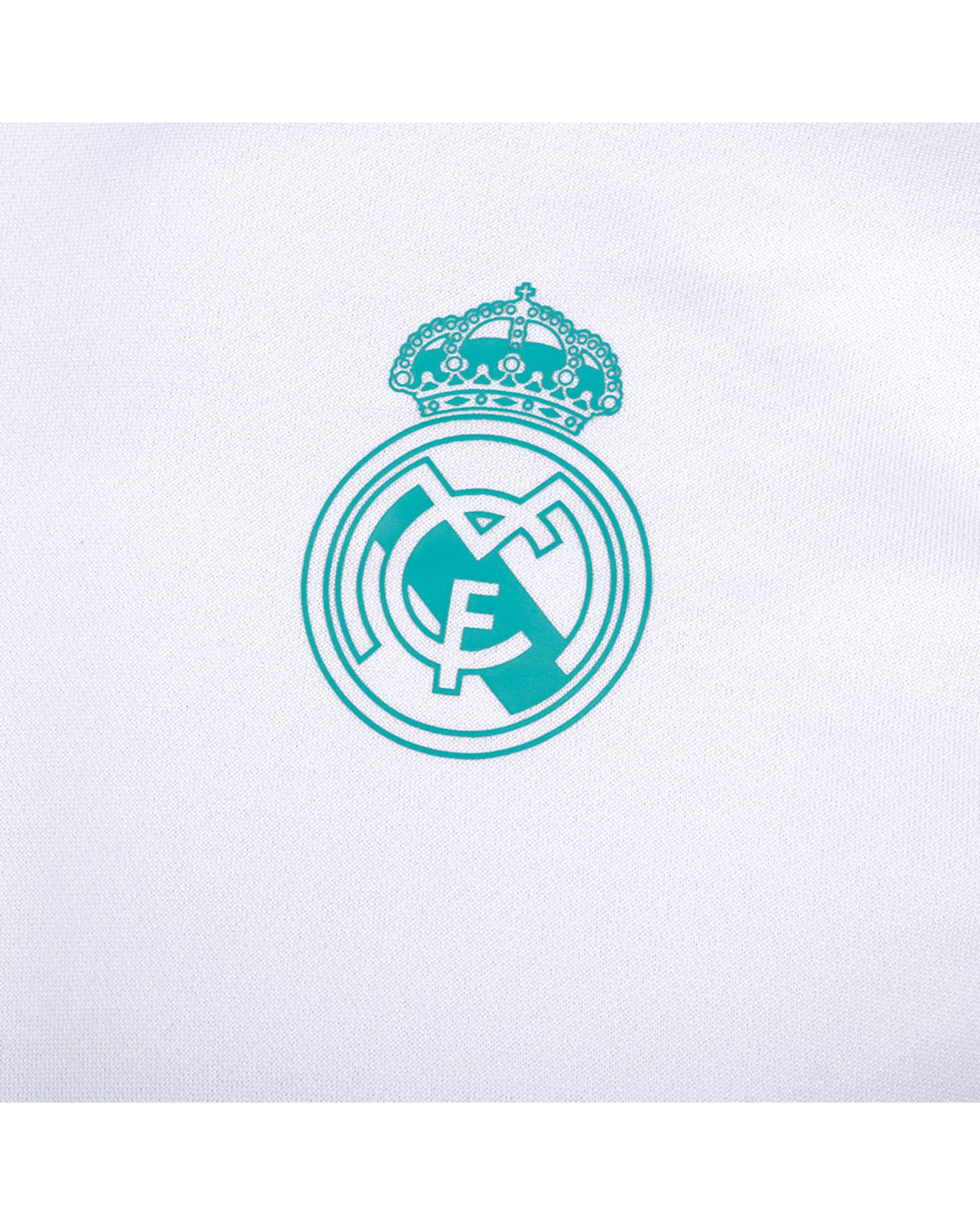 Sudadera de Training Real Madrid 2017/2018 Manga Larga Blanco - Fútbol Factory