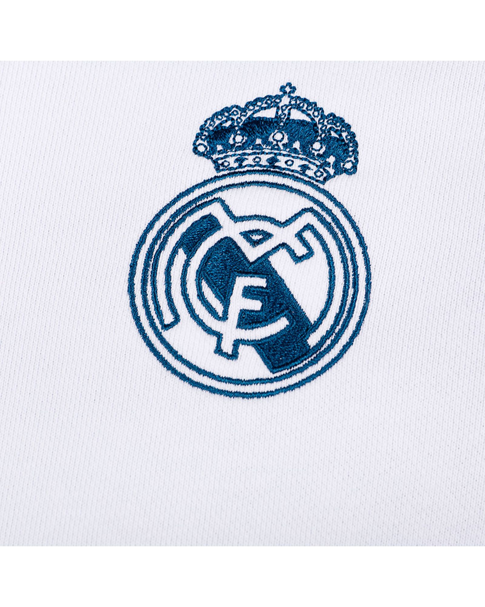 Chaqueta de Paseo Real Madrid 2017/2018 Blanco - Fútbol Factory