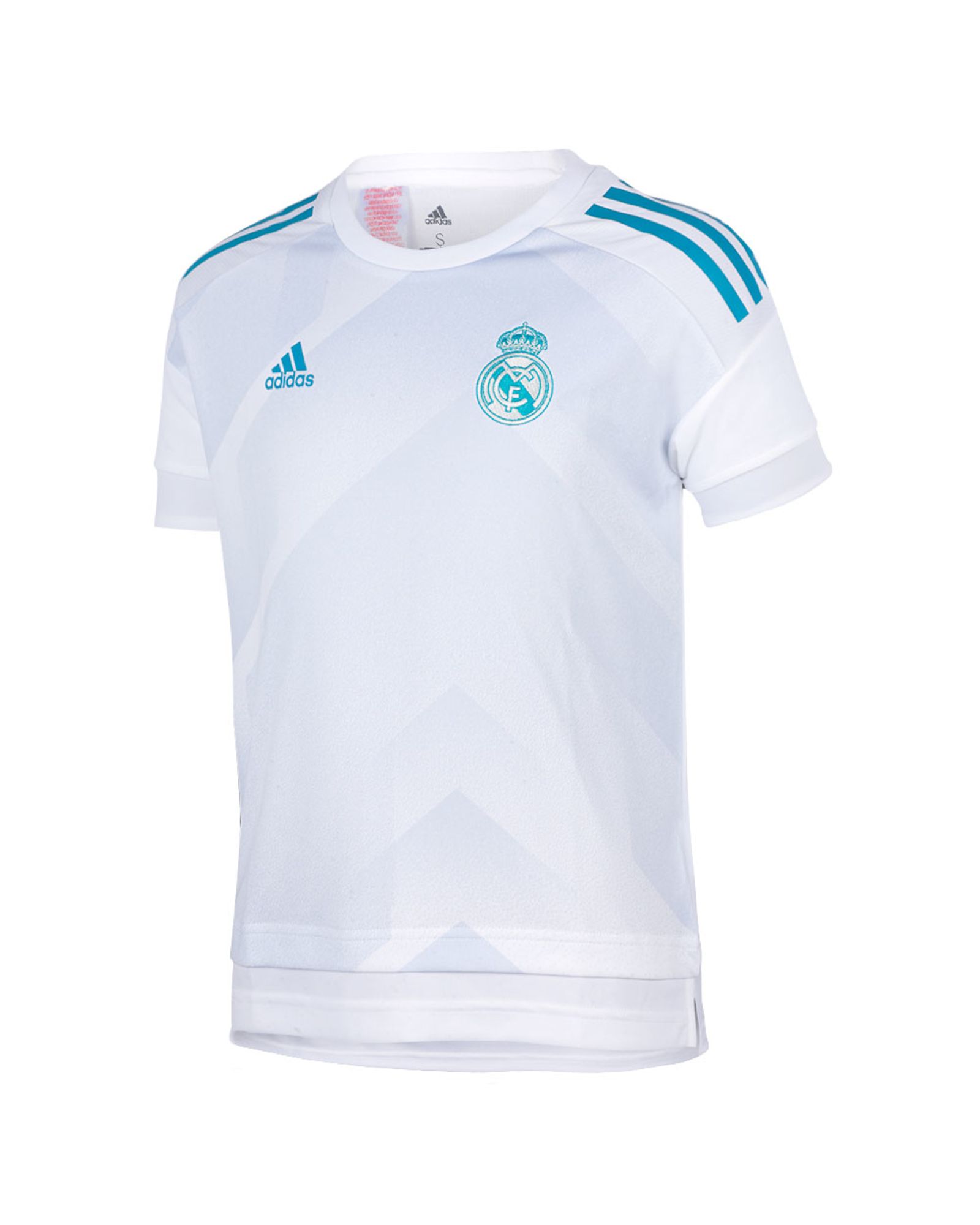 Camiseta Pre-Match Real Madrid 2017/2018 Junior Blanco - Fútbol Factory