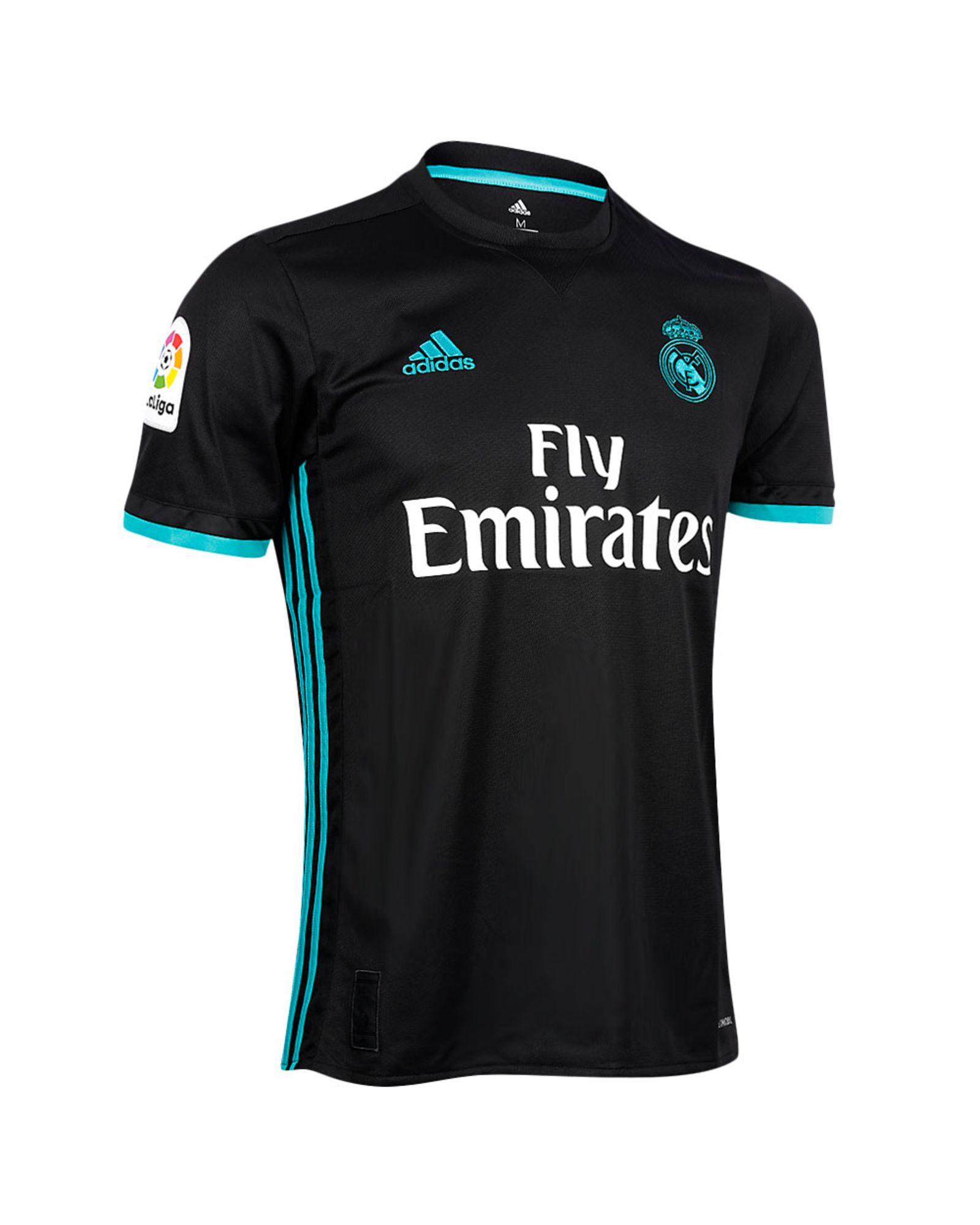 Camiseta 2ª Real Madrid 2017/2018 LaLiga Negro - Fútbol Factory