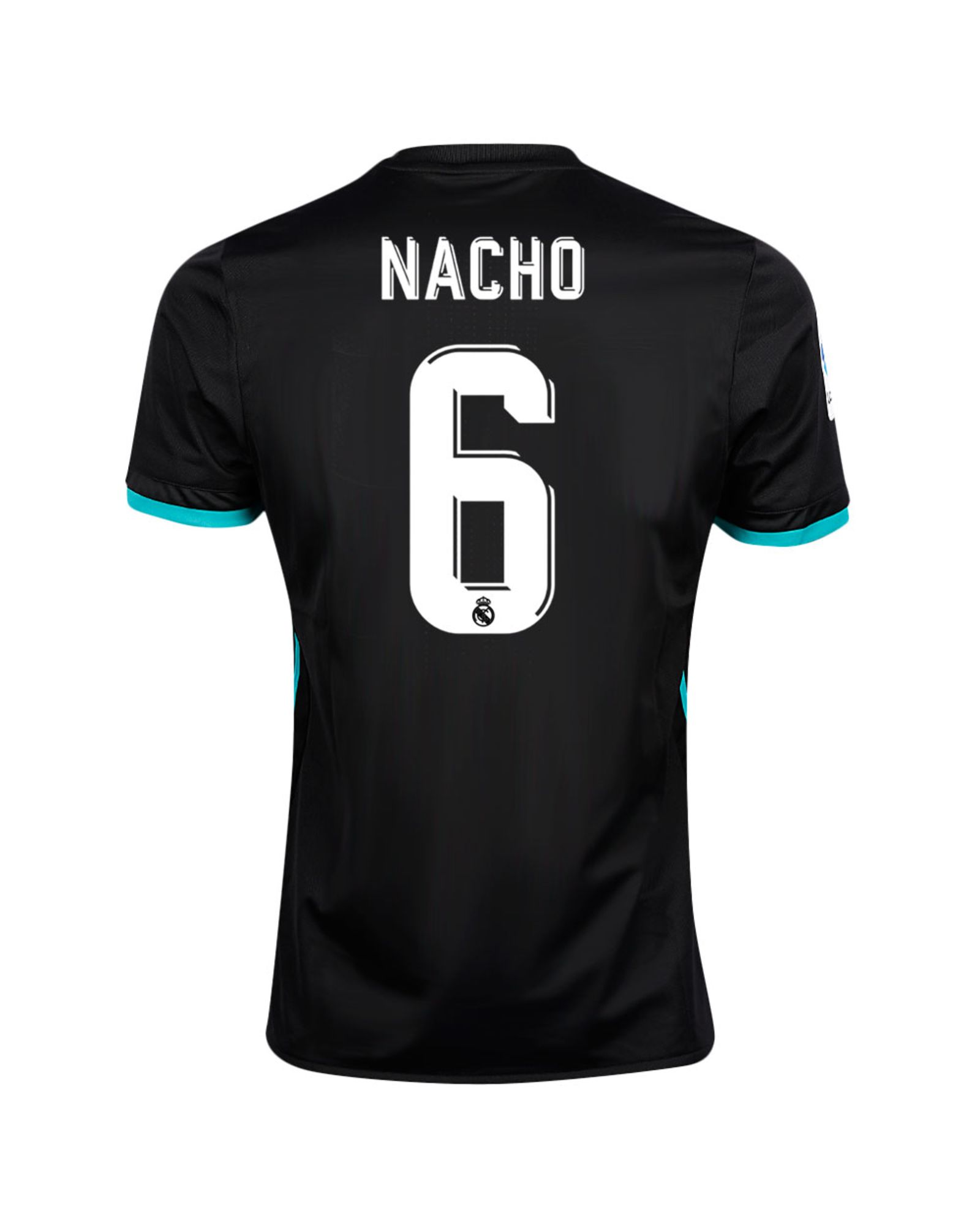 Camiseta 2ª Real Madrid 2017/2018 LaLiga Nacho Negro - Fútbol Factory