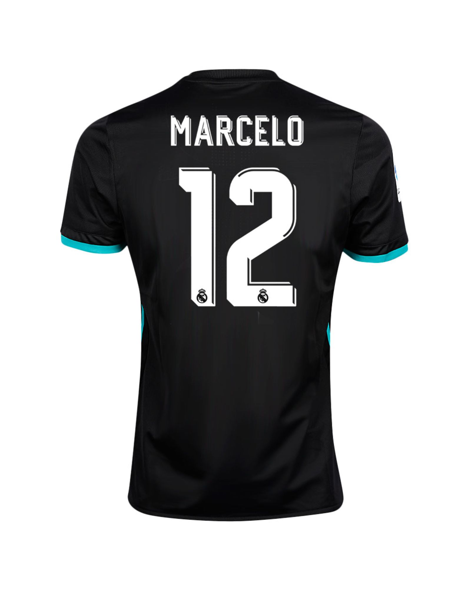 Camiseta 2ª Real Madrid 2017/2018 LaLiga Marcelo Negro - Fútbol Factory