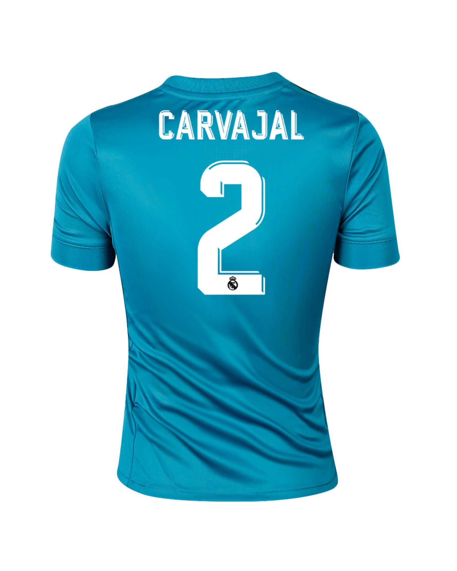 Camiseta 3ª Real Madrid 2017/2018 Carvajal Junior Azul - Fútbol Factory