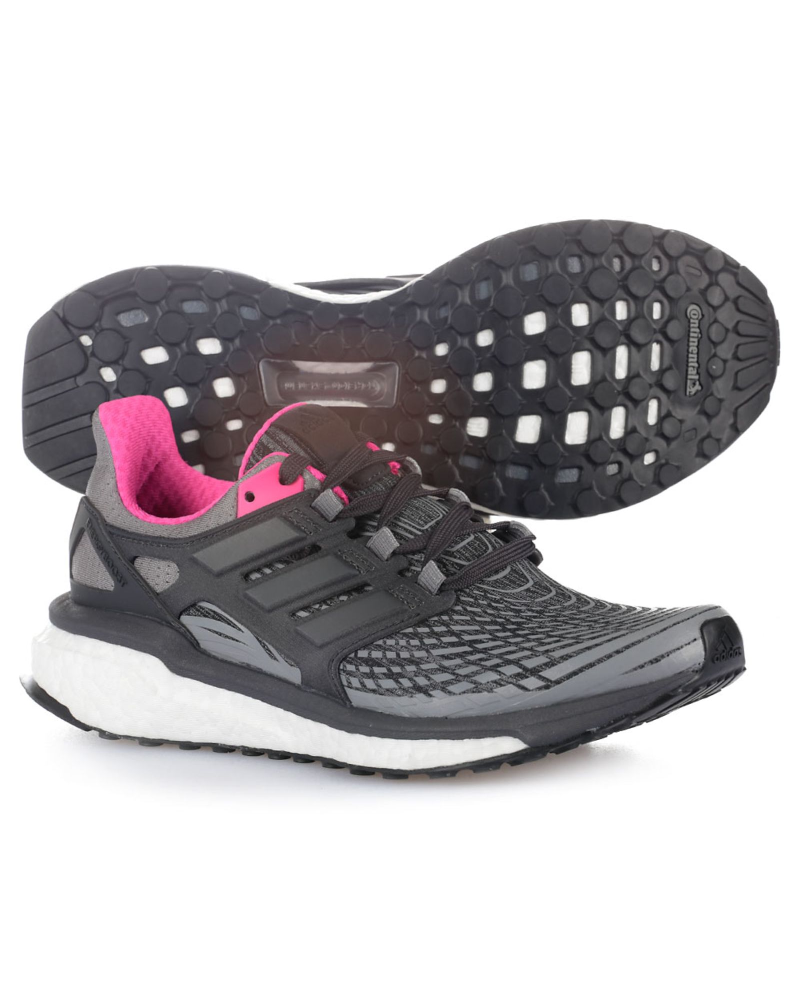 Cobertizo Aplicando cansado Zapatillas de Running Energy Boost Mujer Gris Rosa