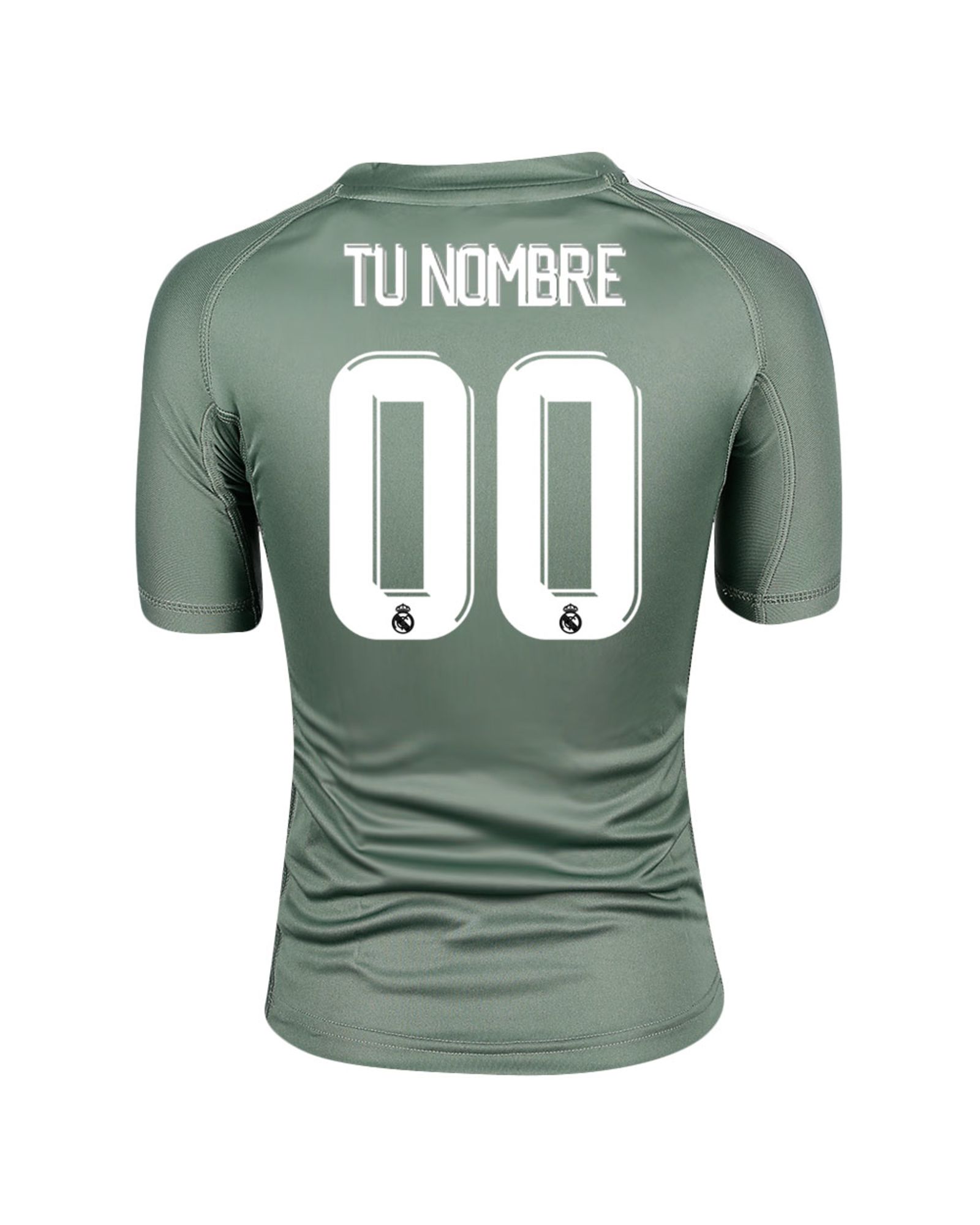 Camiseta 1ª Real Madrid 2017/2018 Personalizado Portero Junior Verde - Fútbol Factory