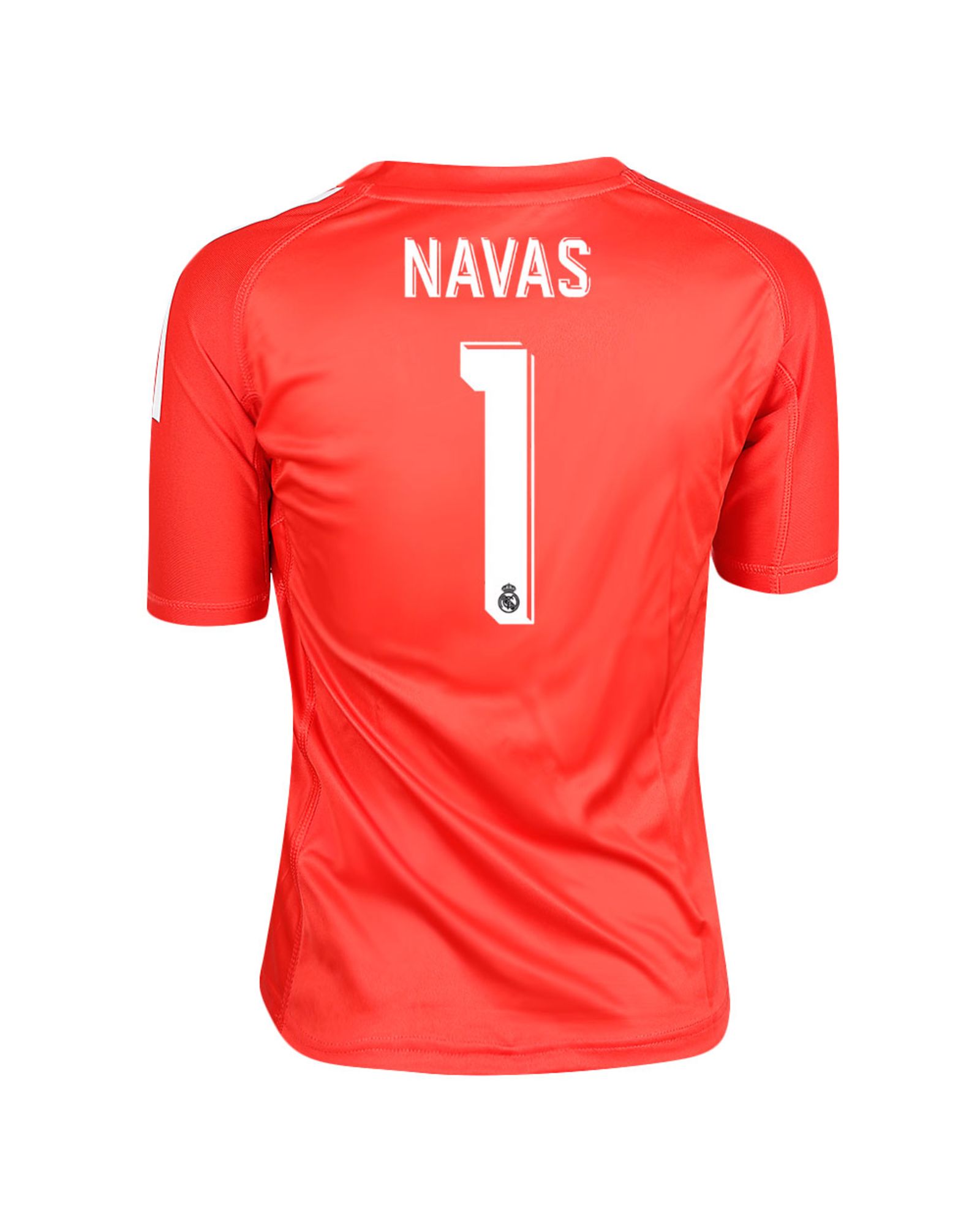 Camiseta 2ª Real Madrid 2017/2018 Navas Portero Junior Rojo - Fútbol Factory