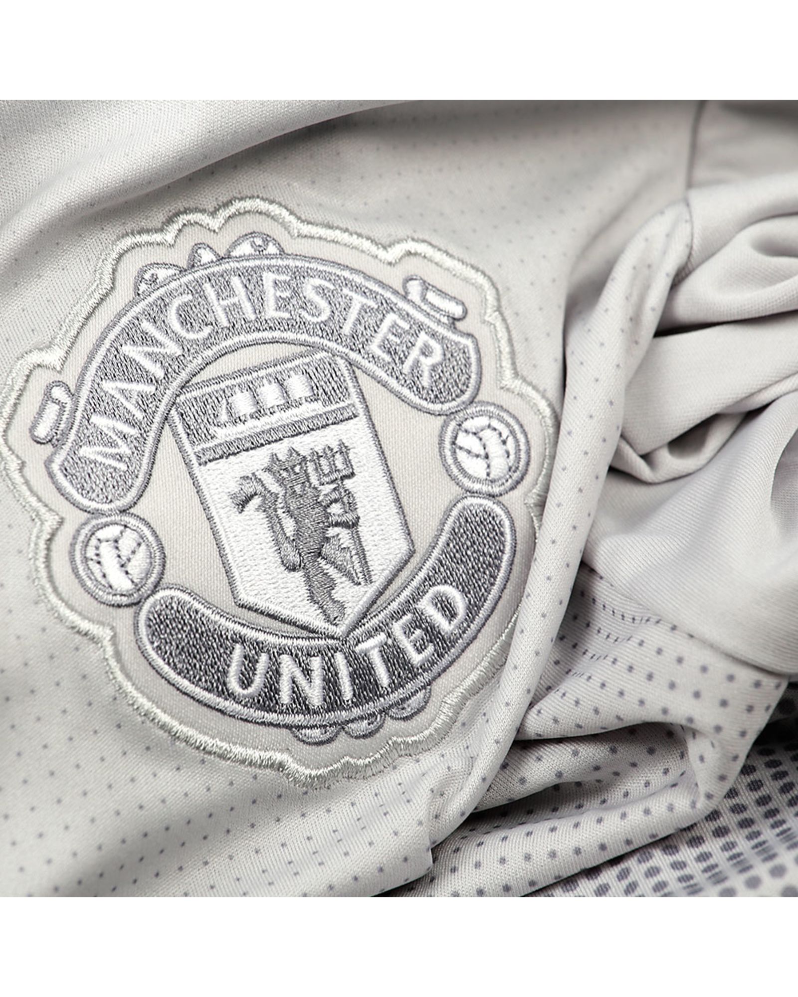 Camiseta 3ª Manchester United 2017/2018 Gris - Fútbol Factory