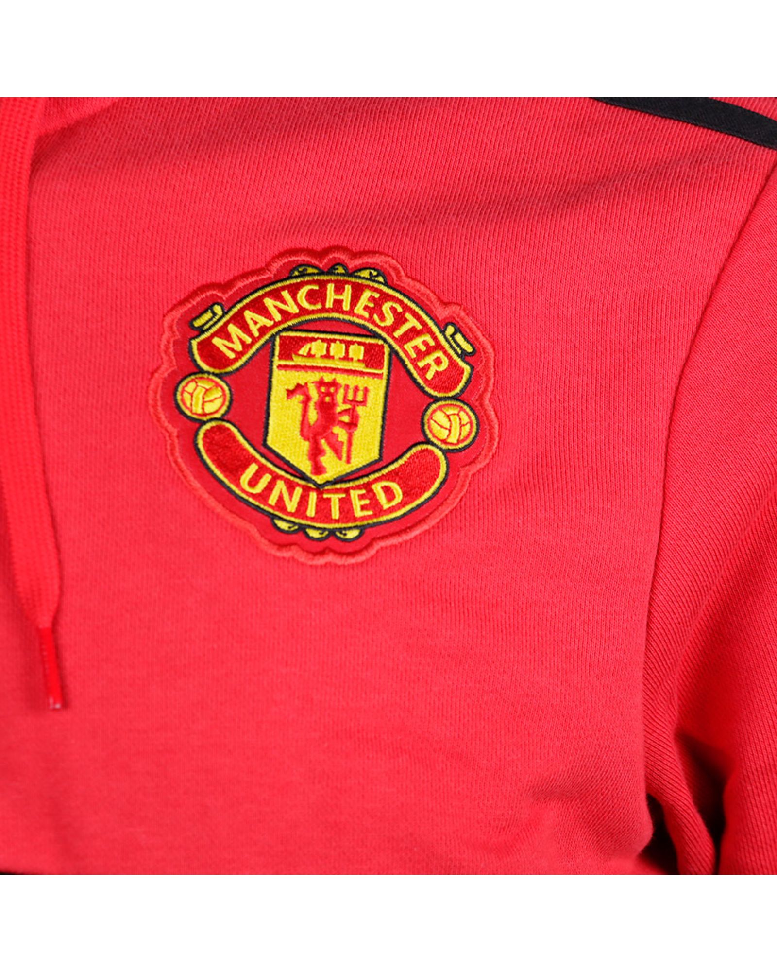 Chaqueta de Paseo Manchester United 2017/2018 Rojo Negro - Fútbol Factory