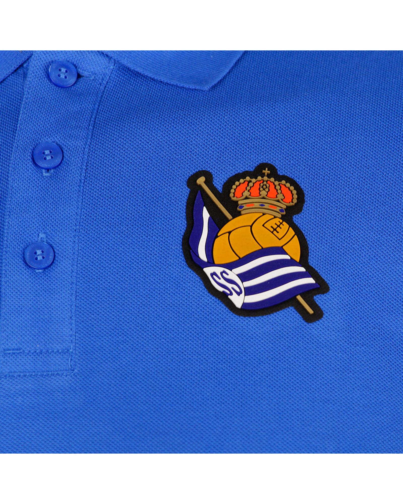 Polo de Paseo Real Sociedad 2017/2018 Azul - Fútbol Factory