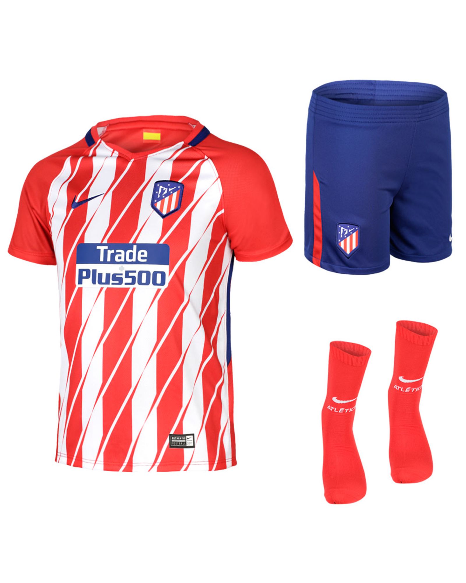 Conjunto 1ª Atlético de Madrid 2017/2018 Infantil - Fútbol Factory