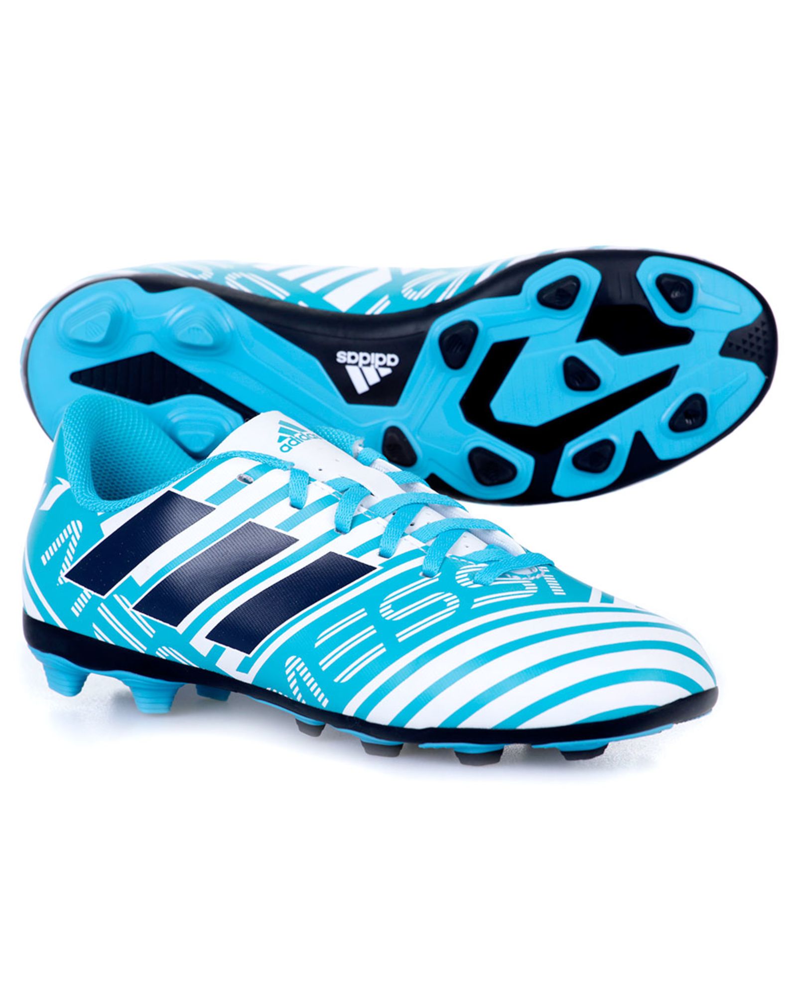 Botas de Fútbol Nemeziz Messi 17.4 FG Junior Azul Celeste - Fútbol Factory